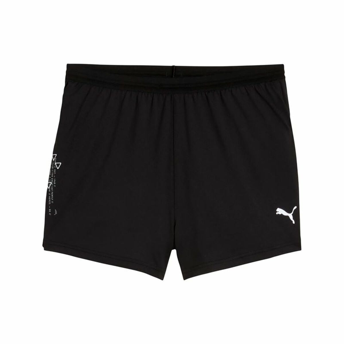 Men’s Sports Shorts Puma Run Knit 3” Split Black