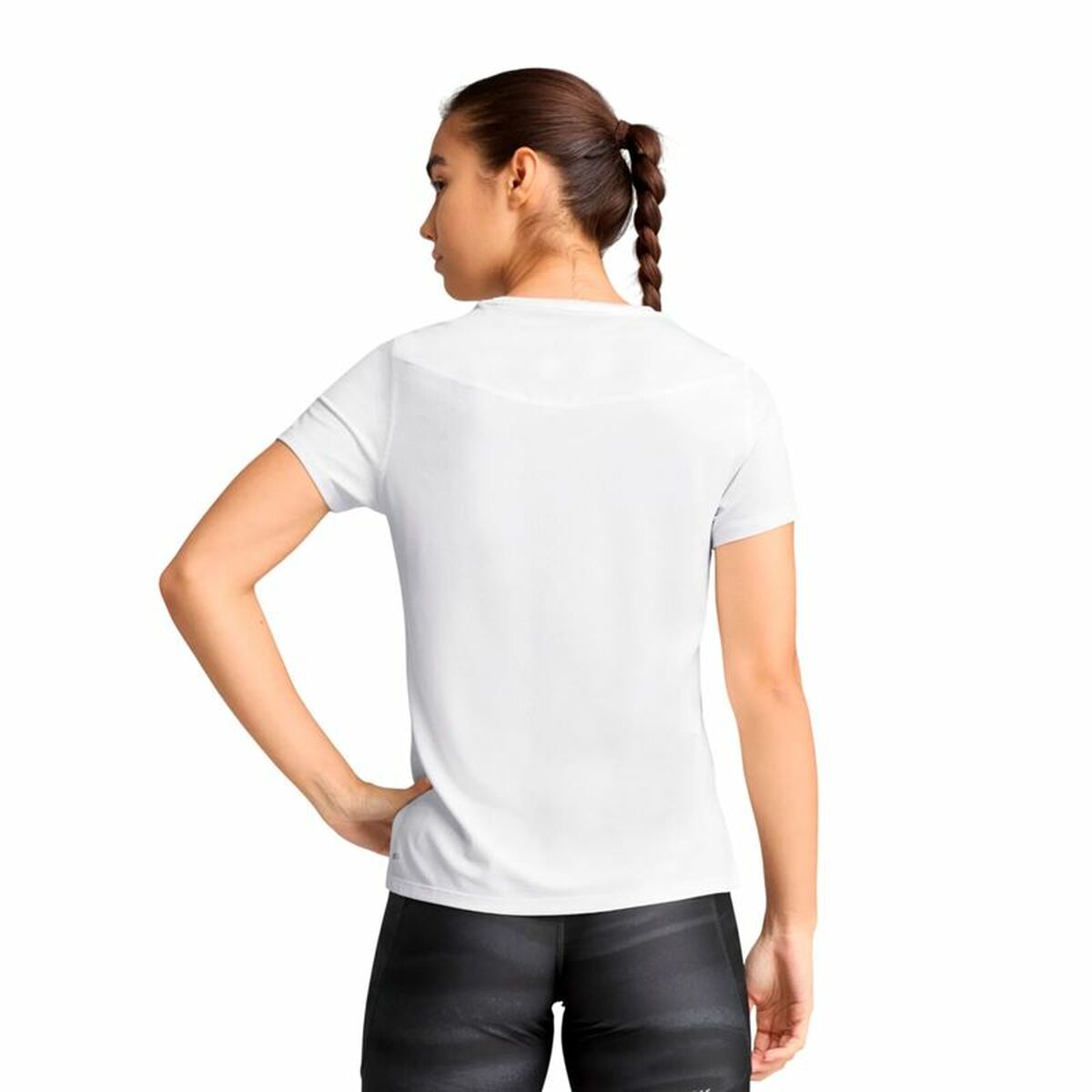 Women’s Short Sleeve T-Shirt Puma Run Graphic Mesh White