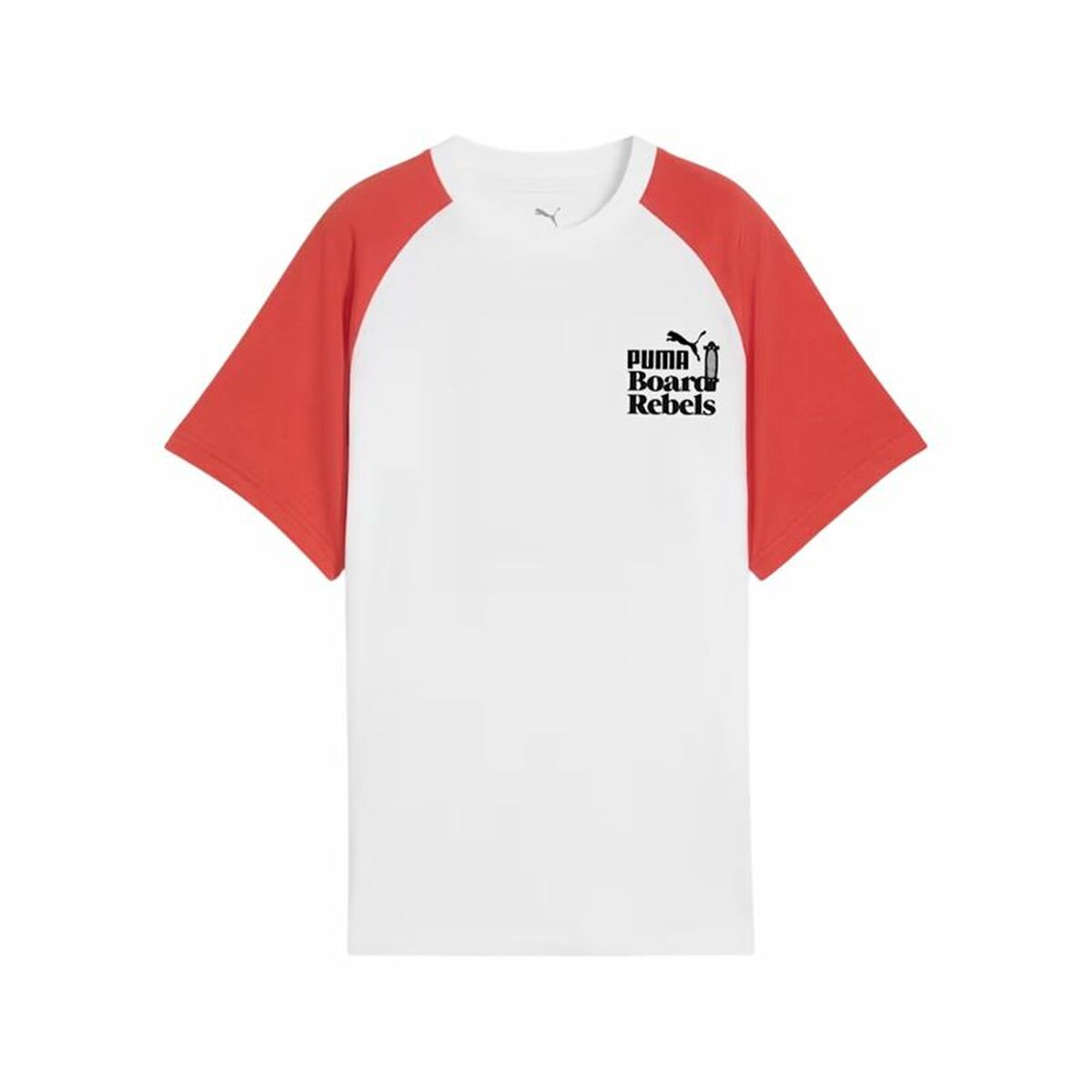 Child’s Short Sleeve T-Shirt Puma Puma Mid90S Graphic Tee White Red