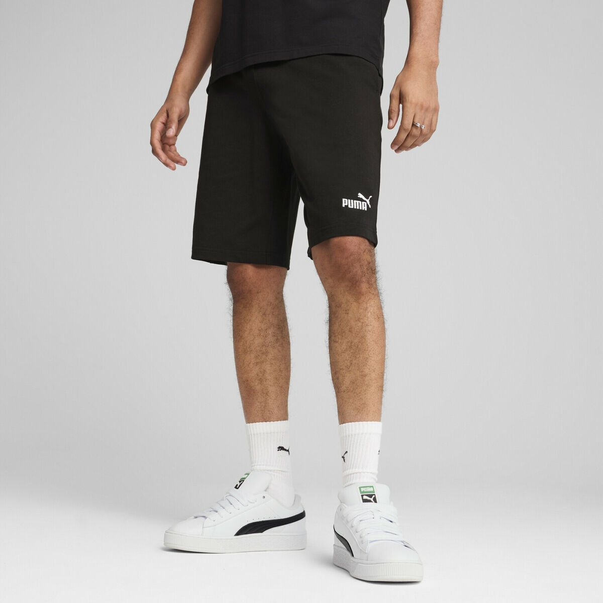 Sports Shorts Puma ESS No. 1 Logo Jersey Shorts 10”” C/O Black