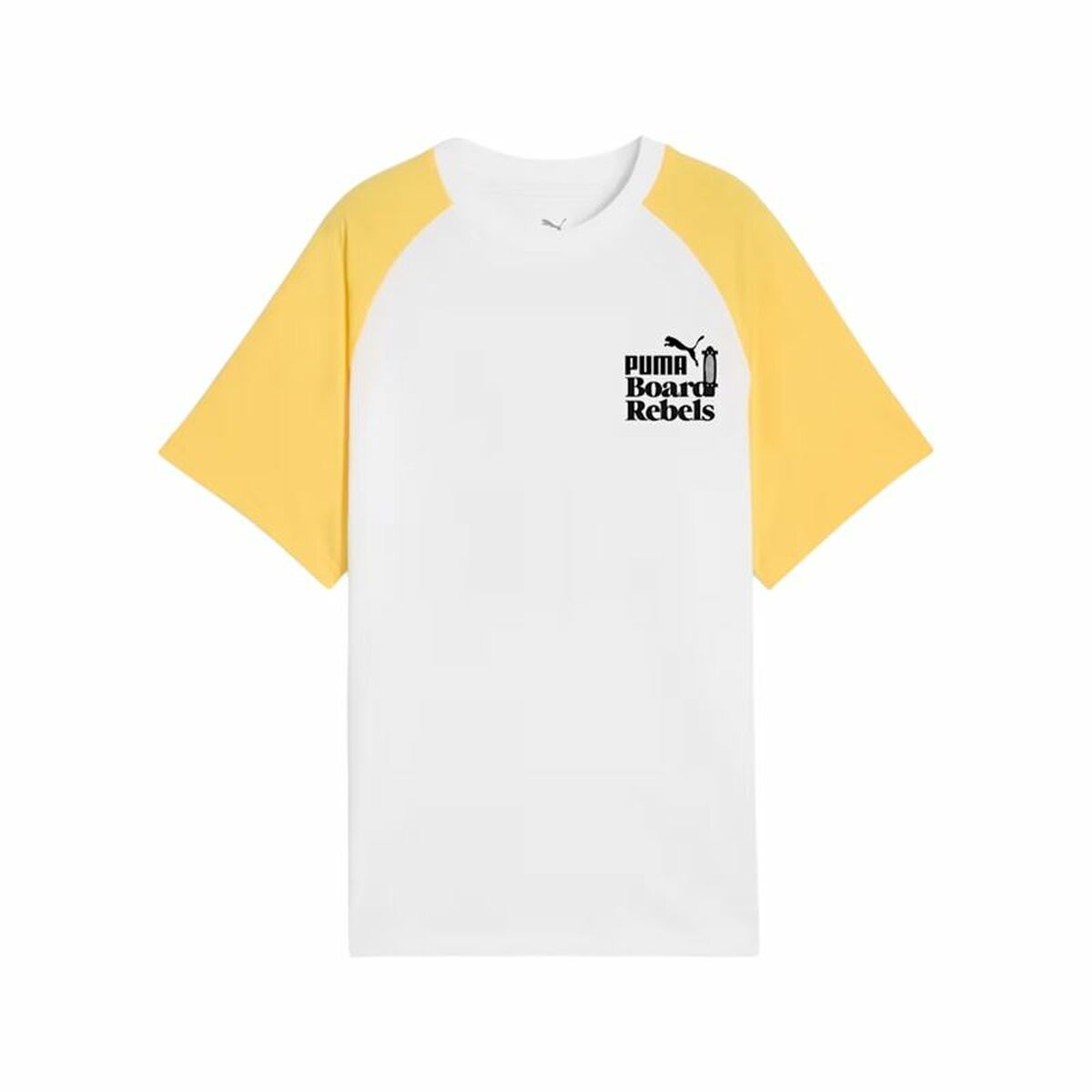 Child’s Short Sleeve T-Shirt Puma Mid90S Graphic Tee I White Golden