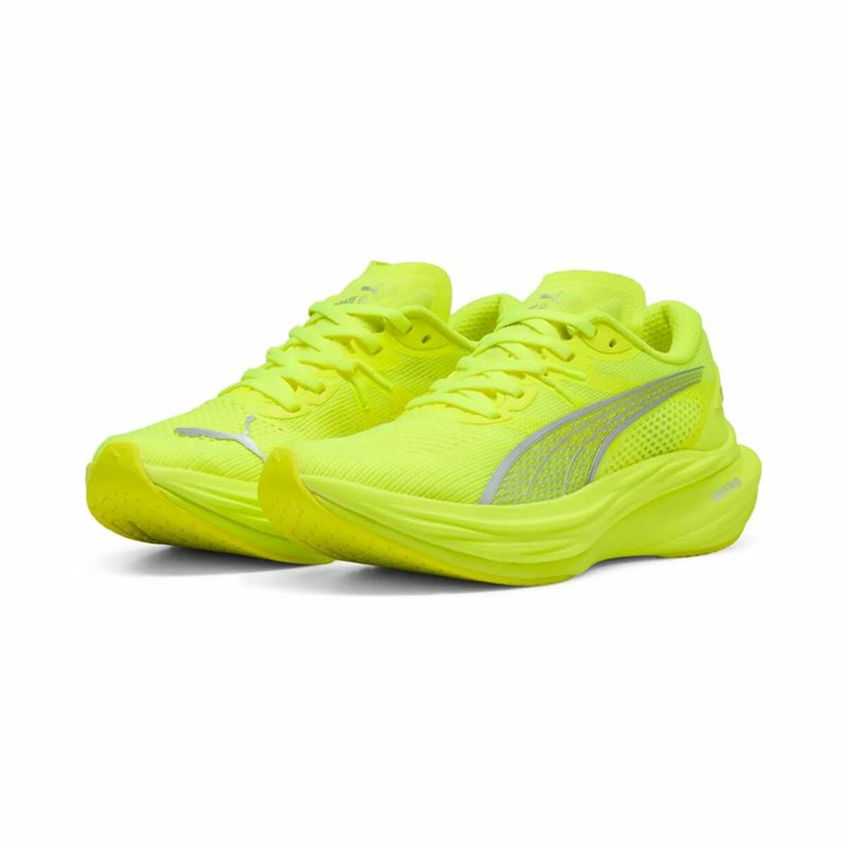 Running Shoes for Adults Puma Deviate Nitro 3 Yellow