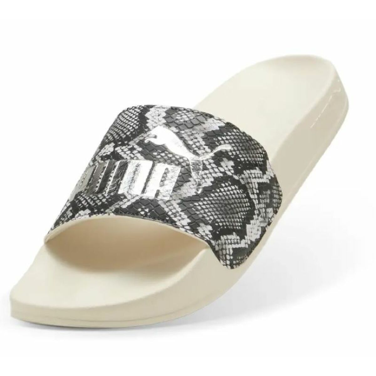 Women’s Flip Flops Puma Leadcat 2.0 Snake Chic SS25 400680 02 Beige