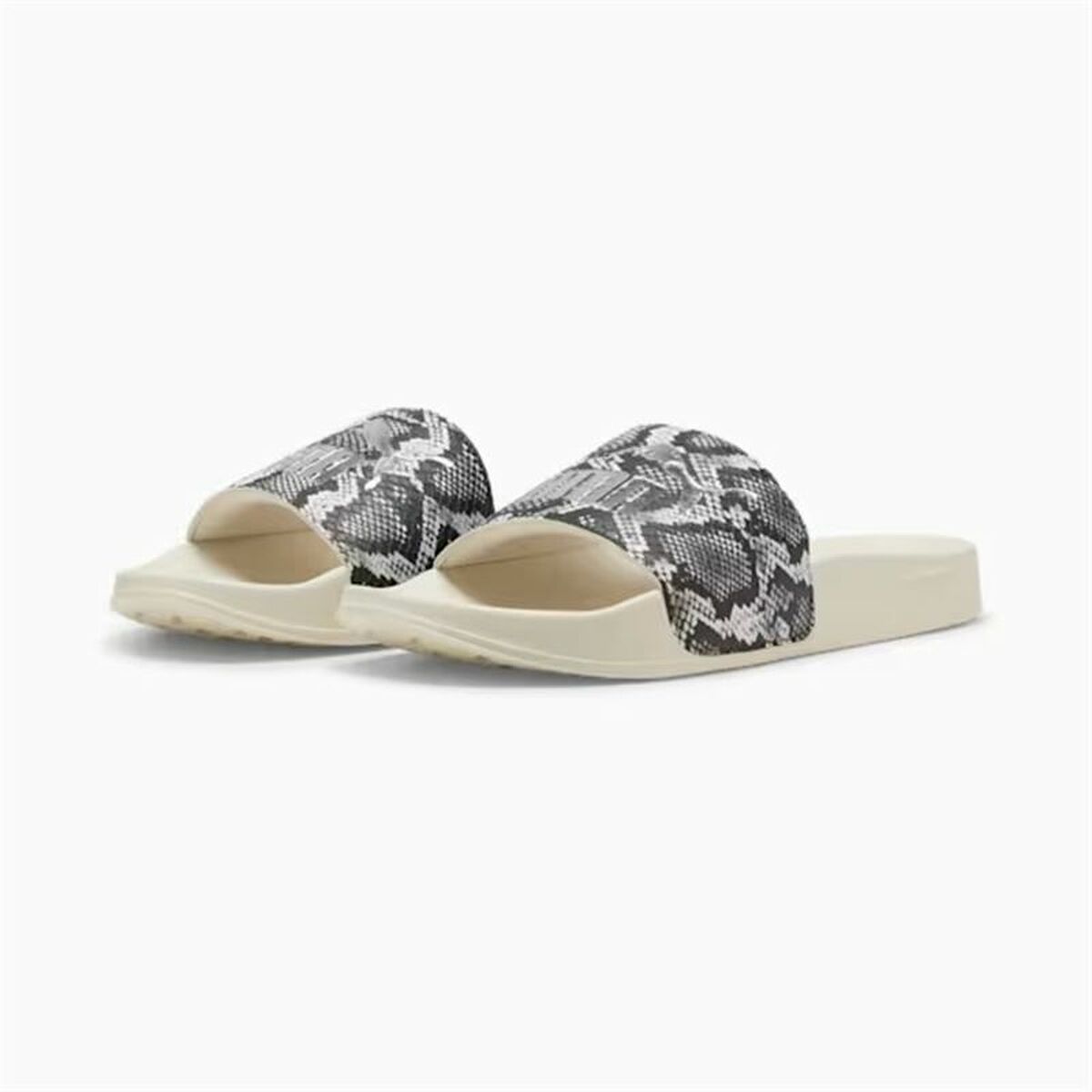Women’s Flip Flops Puma Leadcat 2.0 Snake Ch Beige