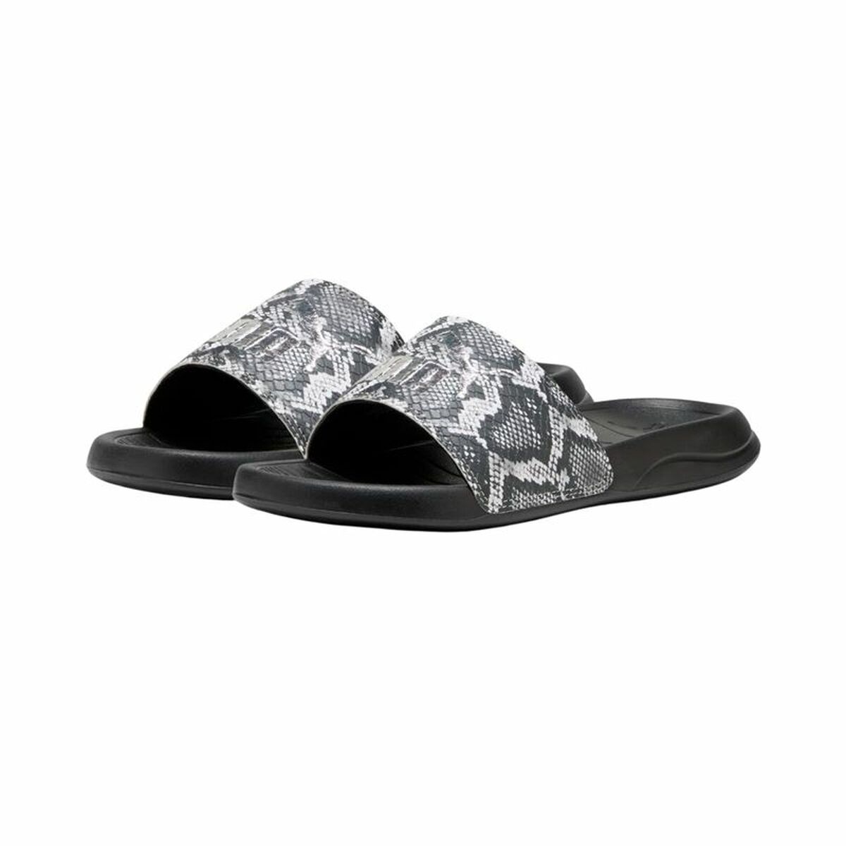 Women’s Flip Flops Puma Popcat 20 Snake Chic Black