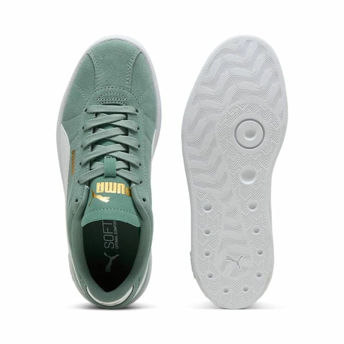 Sports Shoes for Kids Puma Club II Aquamarine