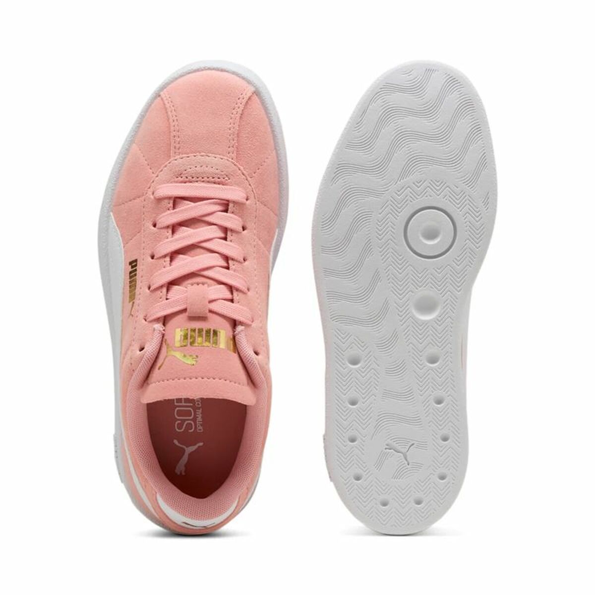 Sports Shoes for Kids Puma Club II Orange