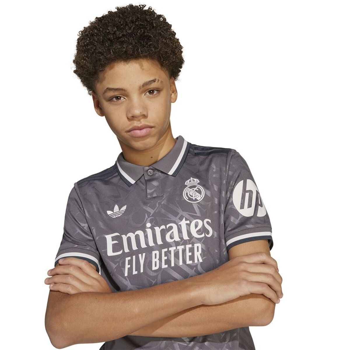 Children’s Short Sleeved Football Shirt Adidas Real Madrid 24/25 Away