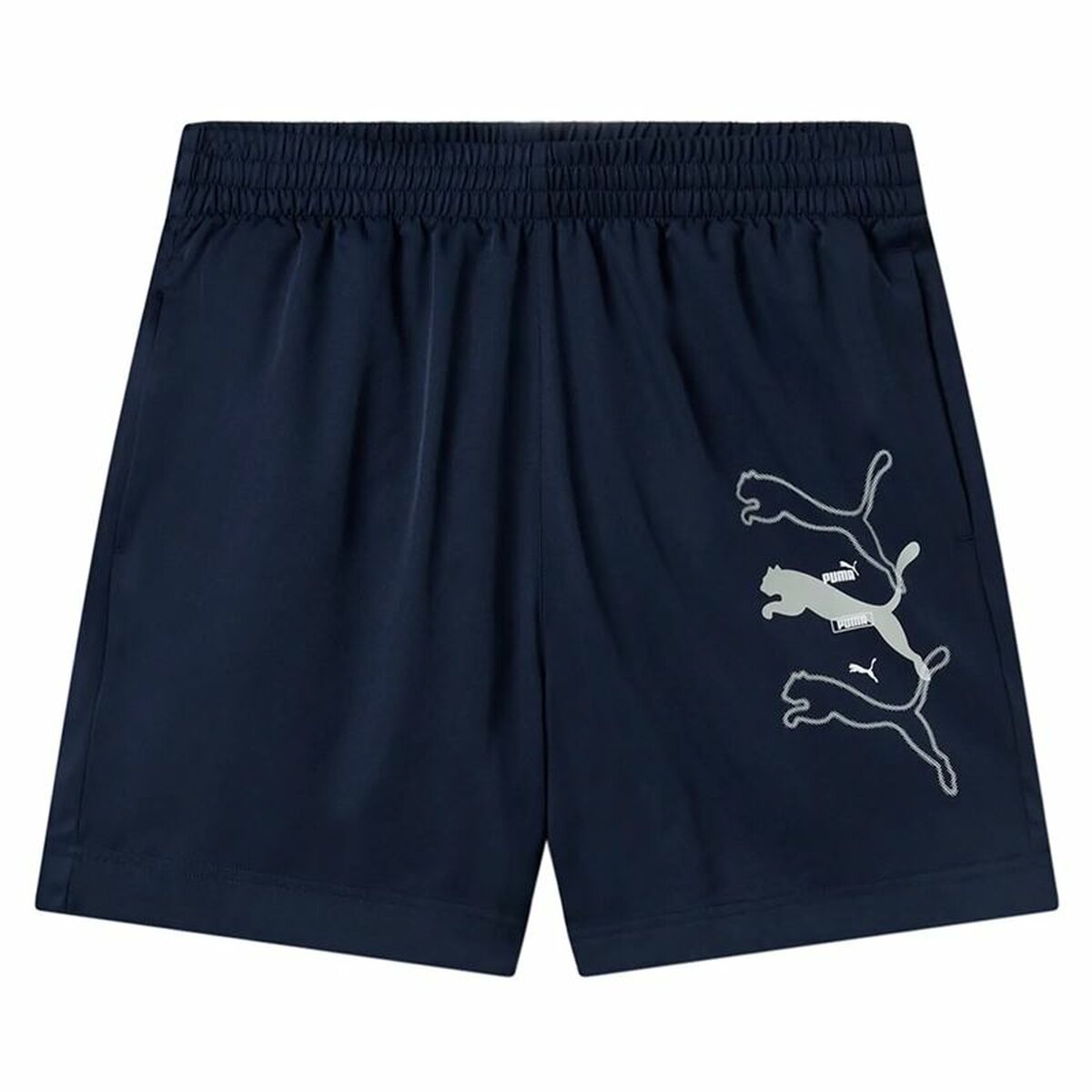 Trousers Puma Essentials Logo Lab Navy Blue