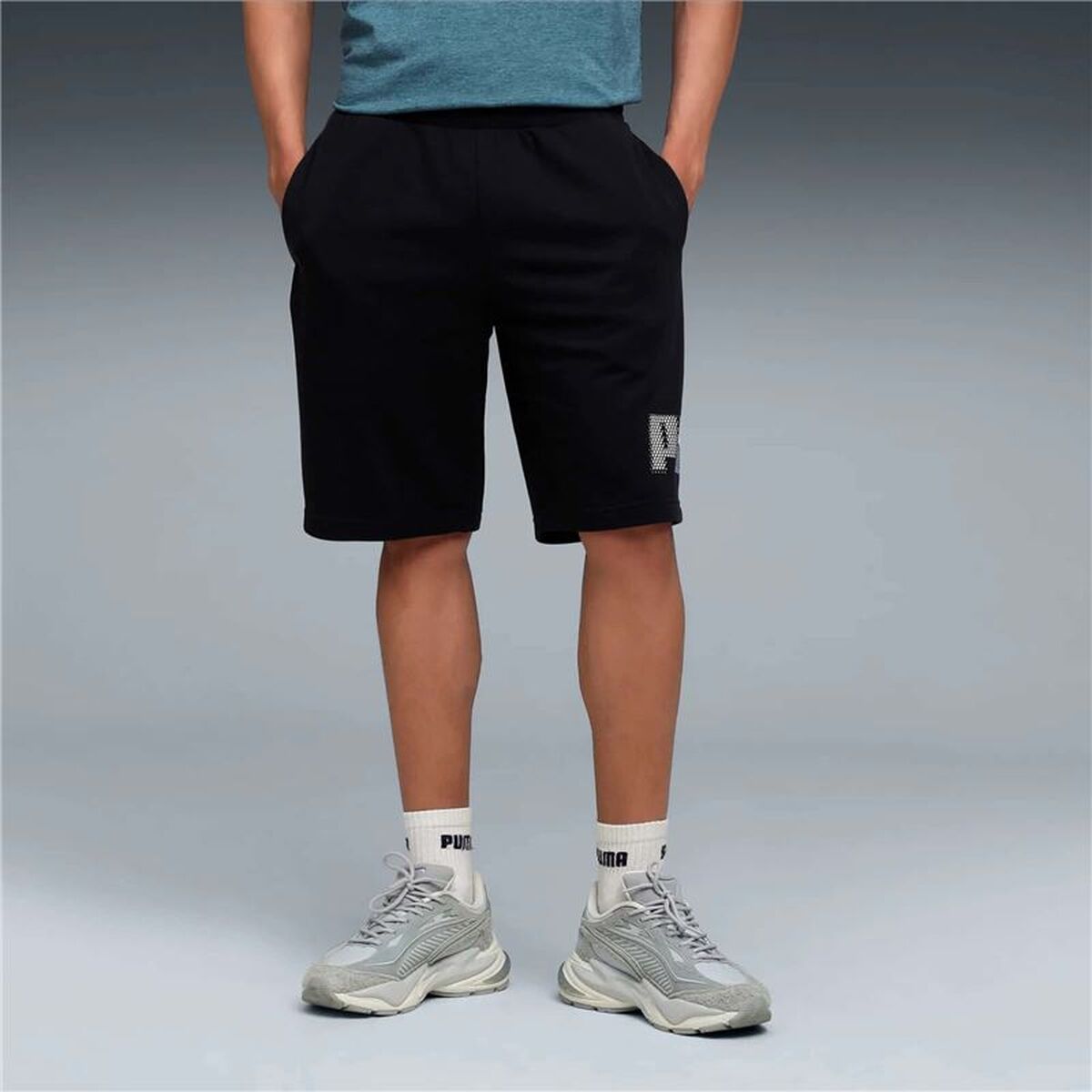 Men’s Sports Shorts Puma Essentials Logo Lab Black