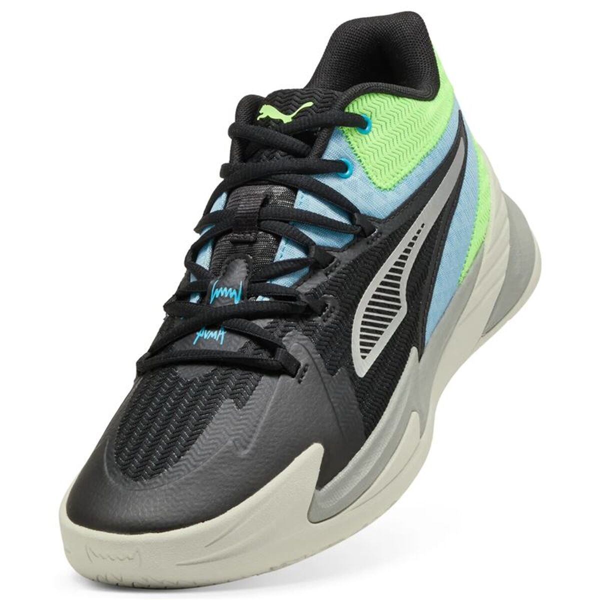 Basketball Shoes for Adults Puma Dagger Black