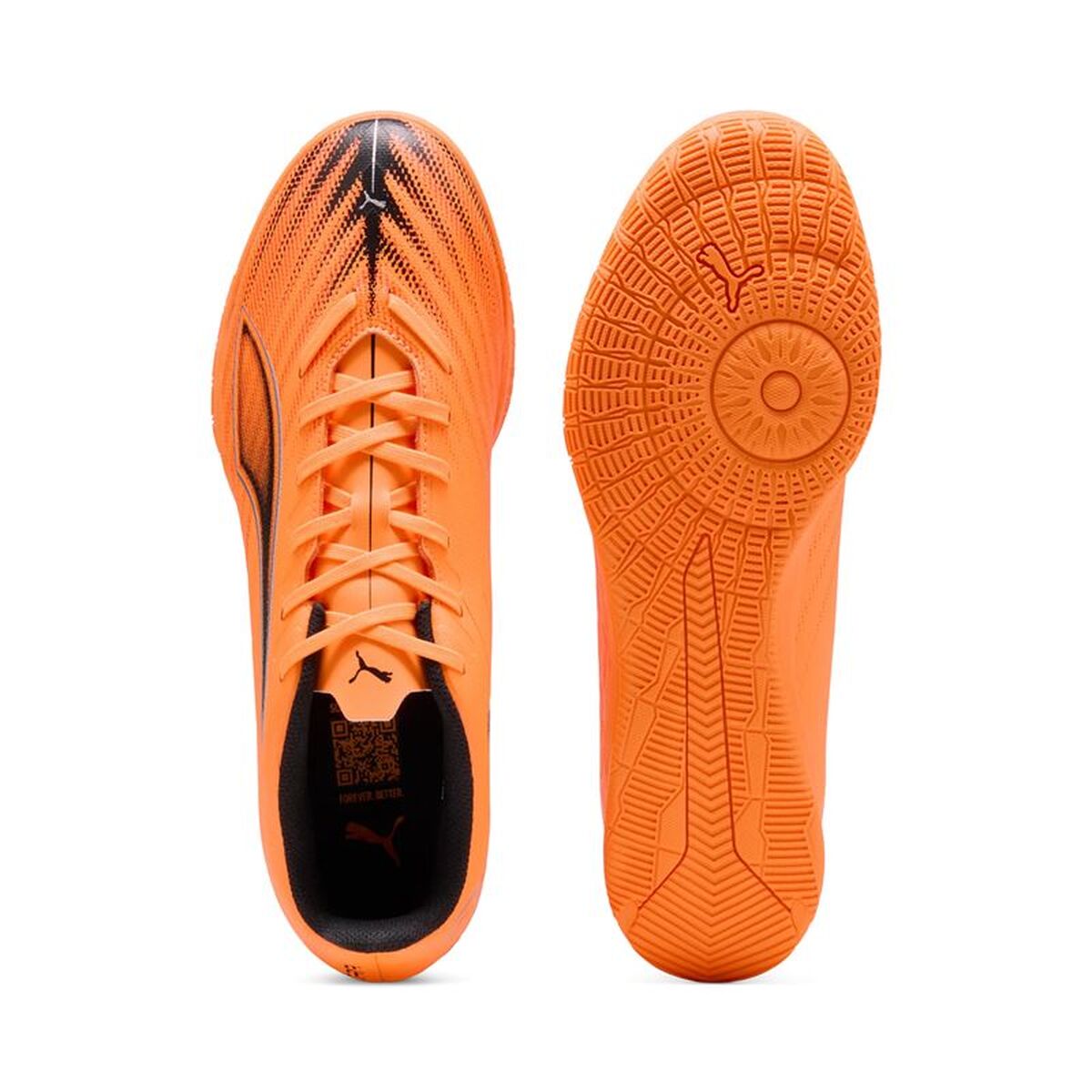 Adult’s Indoor Football Shoes Puma Ultra 6 Play IHeat Fire Orange