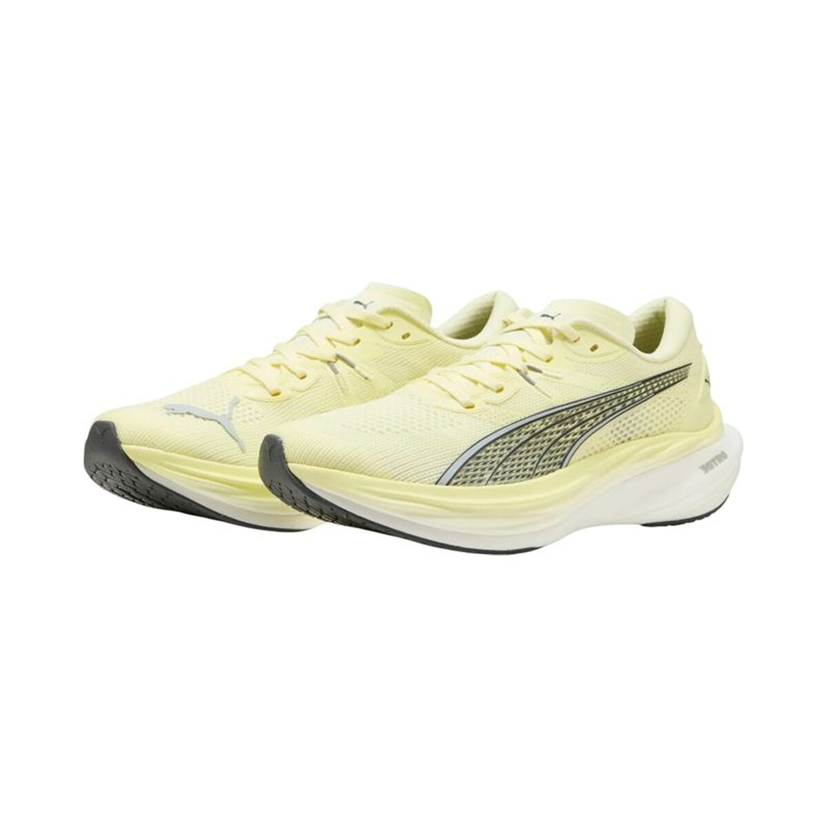 Running Shoes for Adults Puma Deviate Nitro 3 Yellow