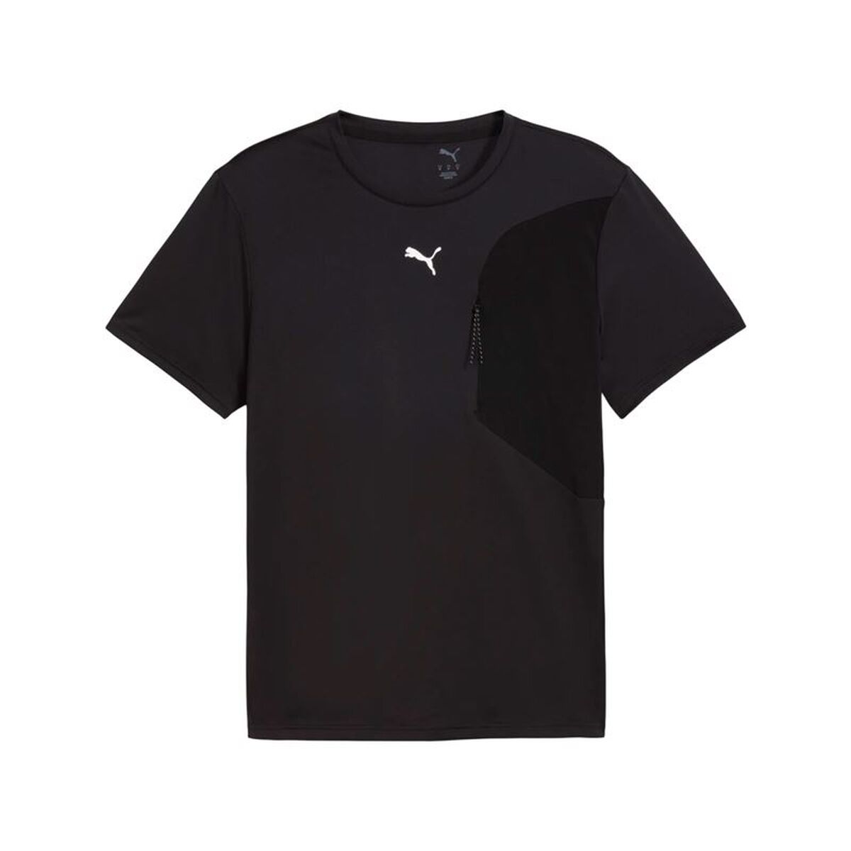 Men’s Short Sleeve T-Shirt Puma M Flex Pocket Black Men’s Short Sleeve T-Shirt Puma M Flex Pocket Black