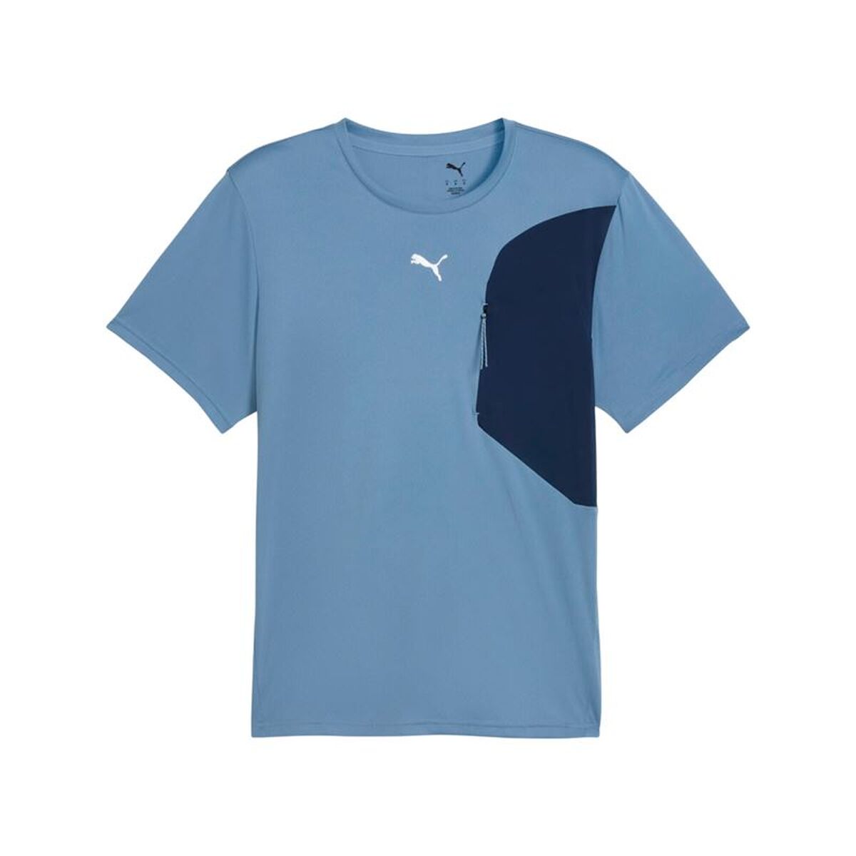 Men’s Short Sleeve T-Shirt Puma M Flex Pocket Blue Men’s Short Sleeve T-Shirt Puma M Flex Pocket Blue