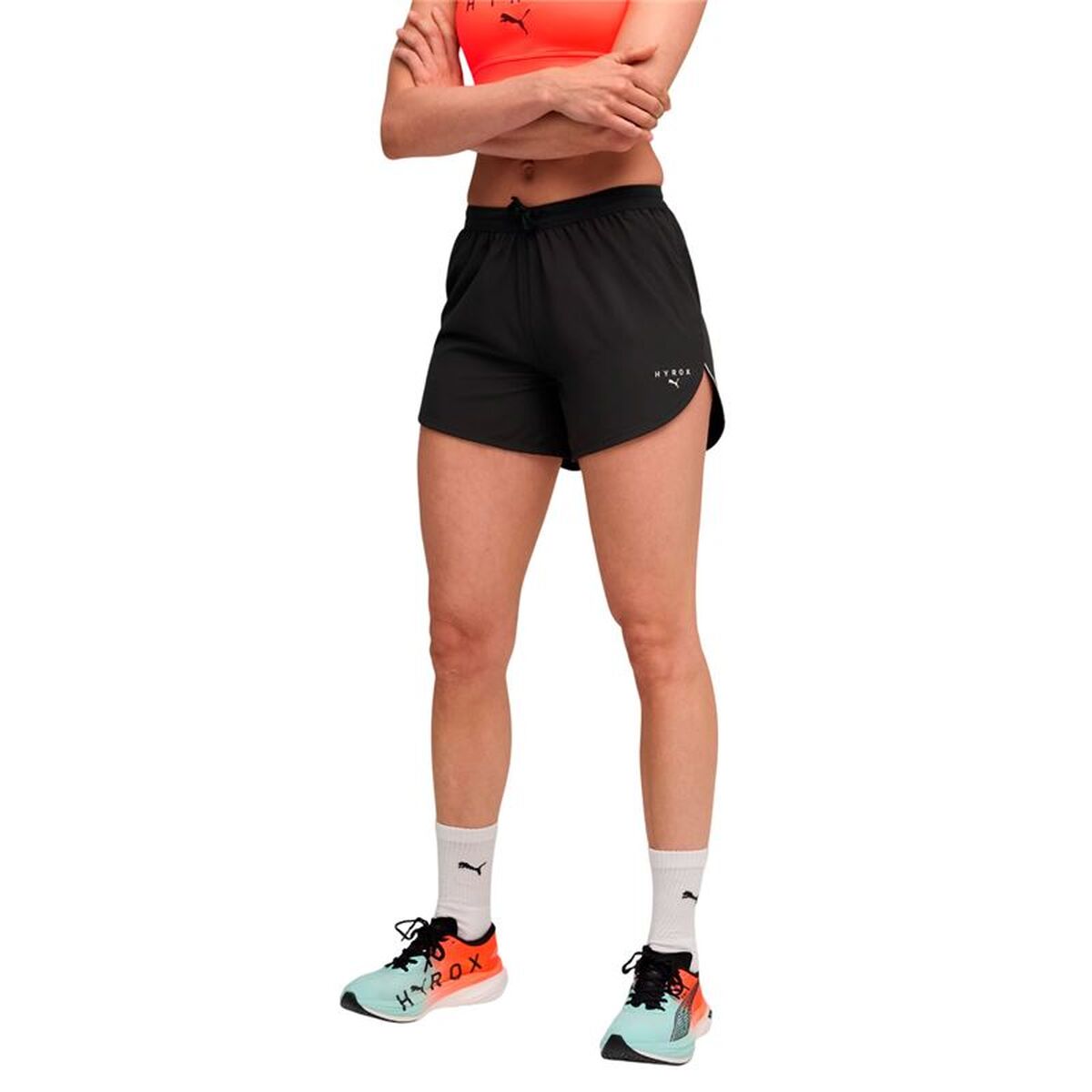 Sports Shorts for Women Puma X Hyrox 4″ Ul Black
