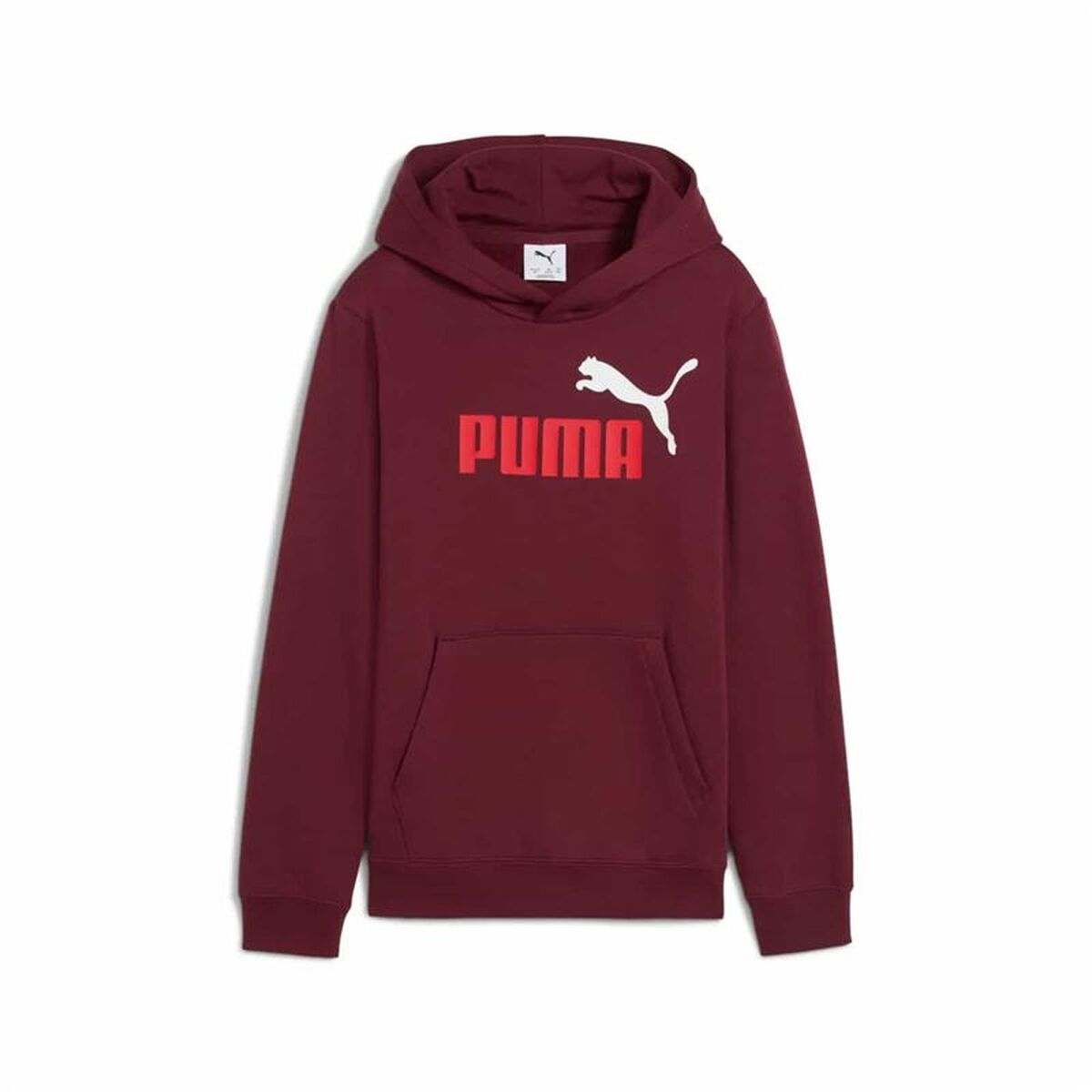 Hooded Sweatshirt for Girls Puma Essentials 2 Color No. 1 Maroon