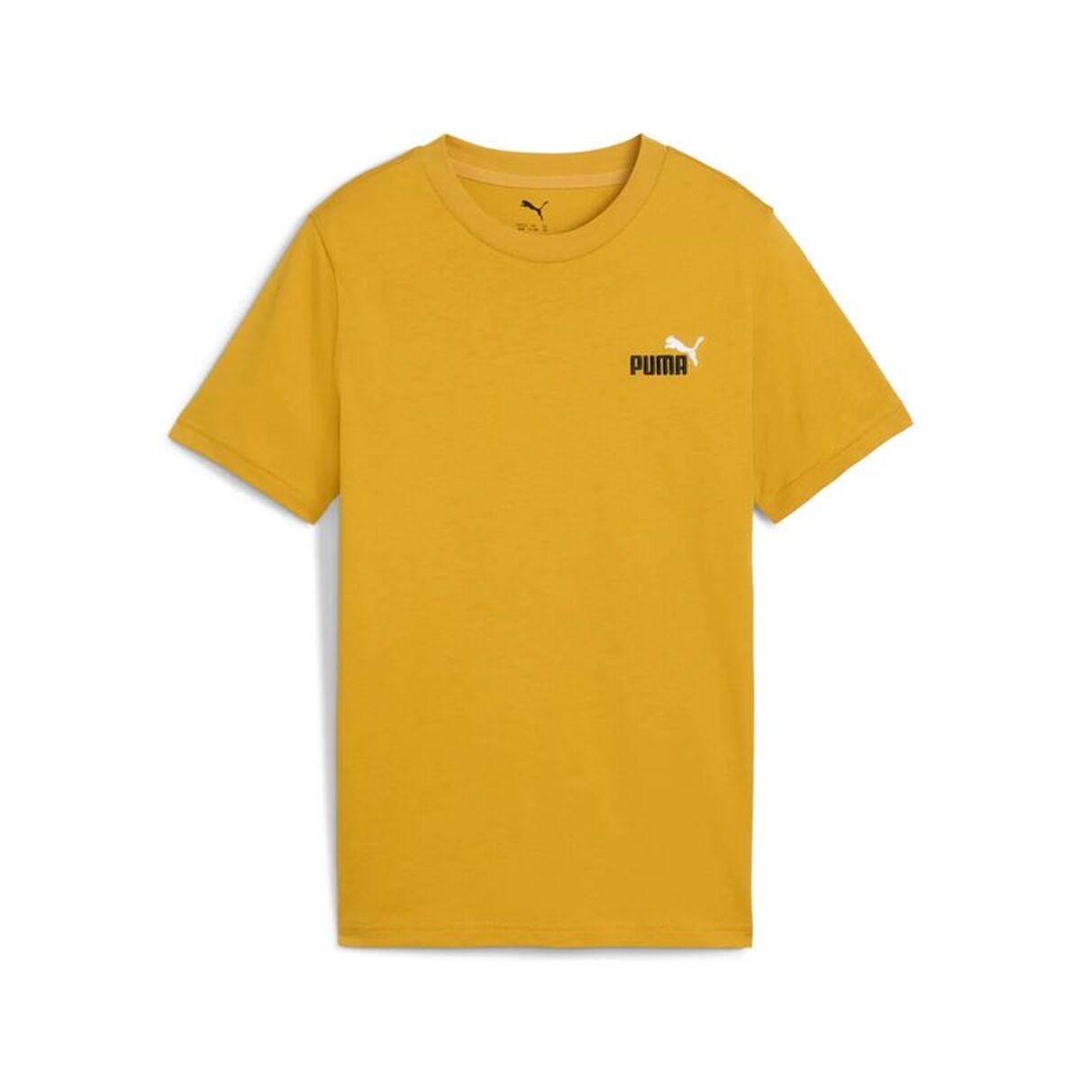 Child’s Short Sleeve T-Shirt Puma Essentials 2 Color Golden Child’s Short Sleeve T-Shirt Puma Essentials 2 Color Golden