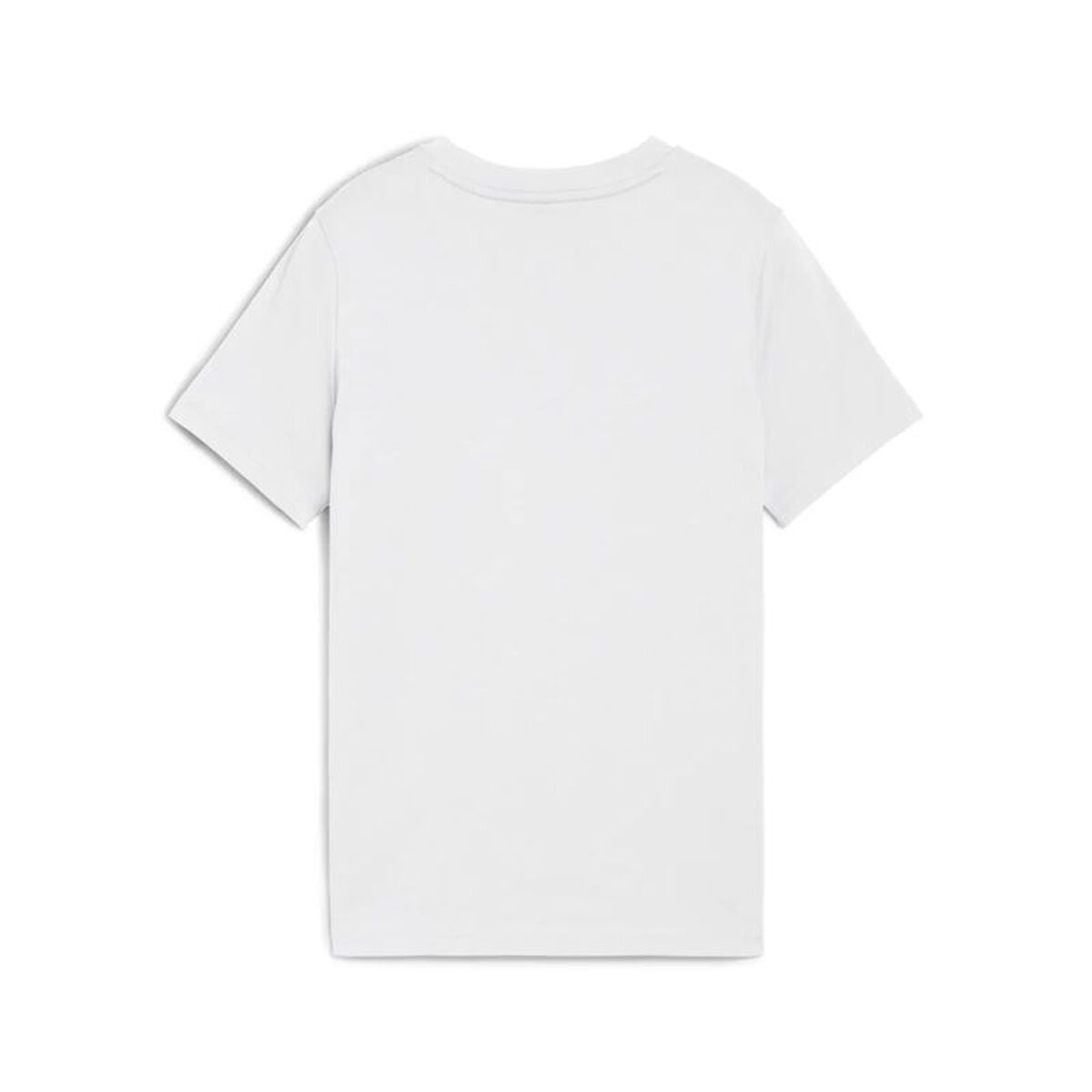 Child’s Short Sleeve T-Shirt Puma Essentials Logo Lab B White