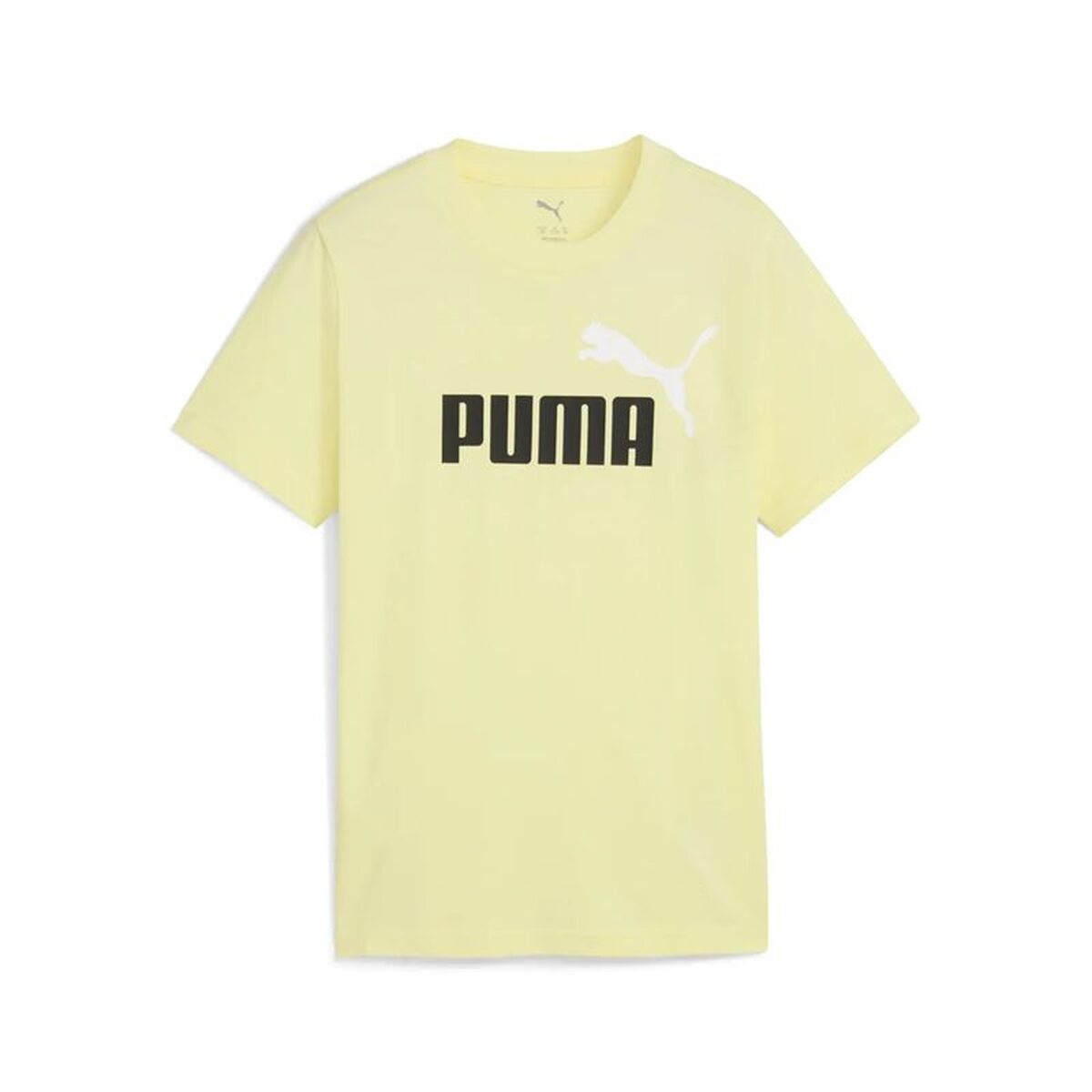 Child’s Short Sleeve T-Shirt Puma Essentials 2 Color No.1 Log Khaki