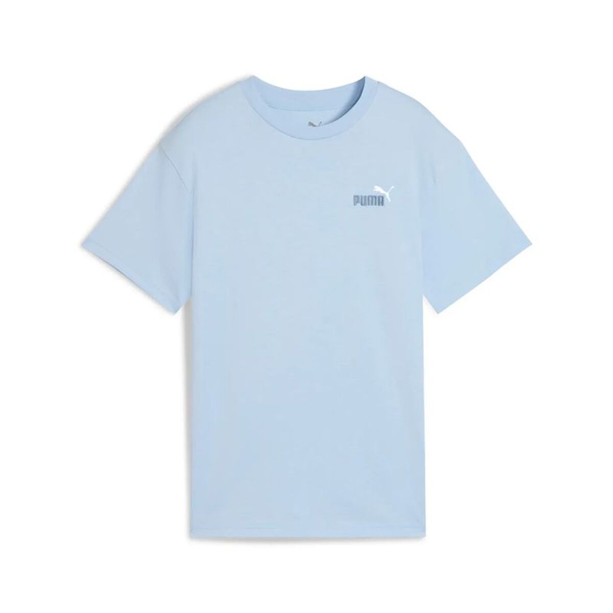 Child’s Short Sleeve T-Shirt Puma Essentials 2 Color Sky blue