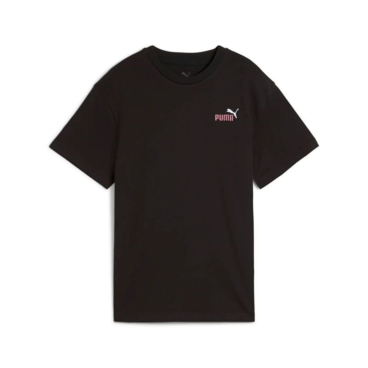 Child’s Short Sleeve T-Shirt Puma Essentials 2 Color Black