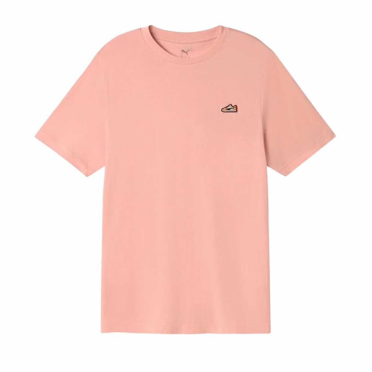 Mens Short Sleeve T-Shirt Puma Pink