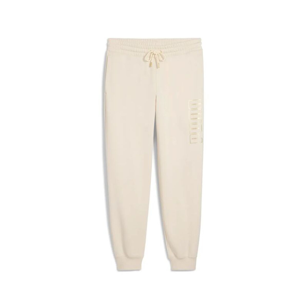 Long Sports Trousers Puma Maximal Metallic Com Beige Lady Long Sports Trousers Puma Maximal Metallic Com Beige Lady