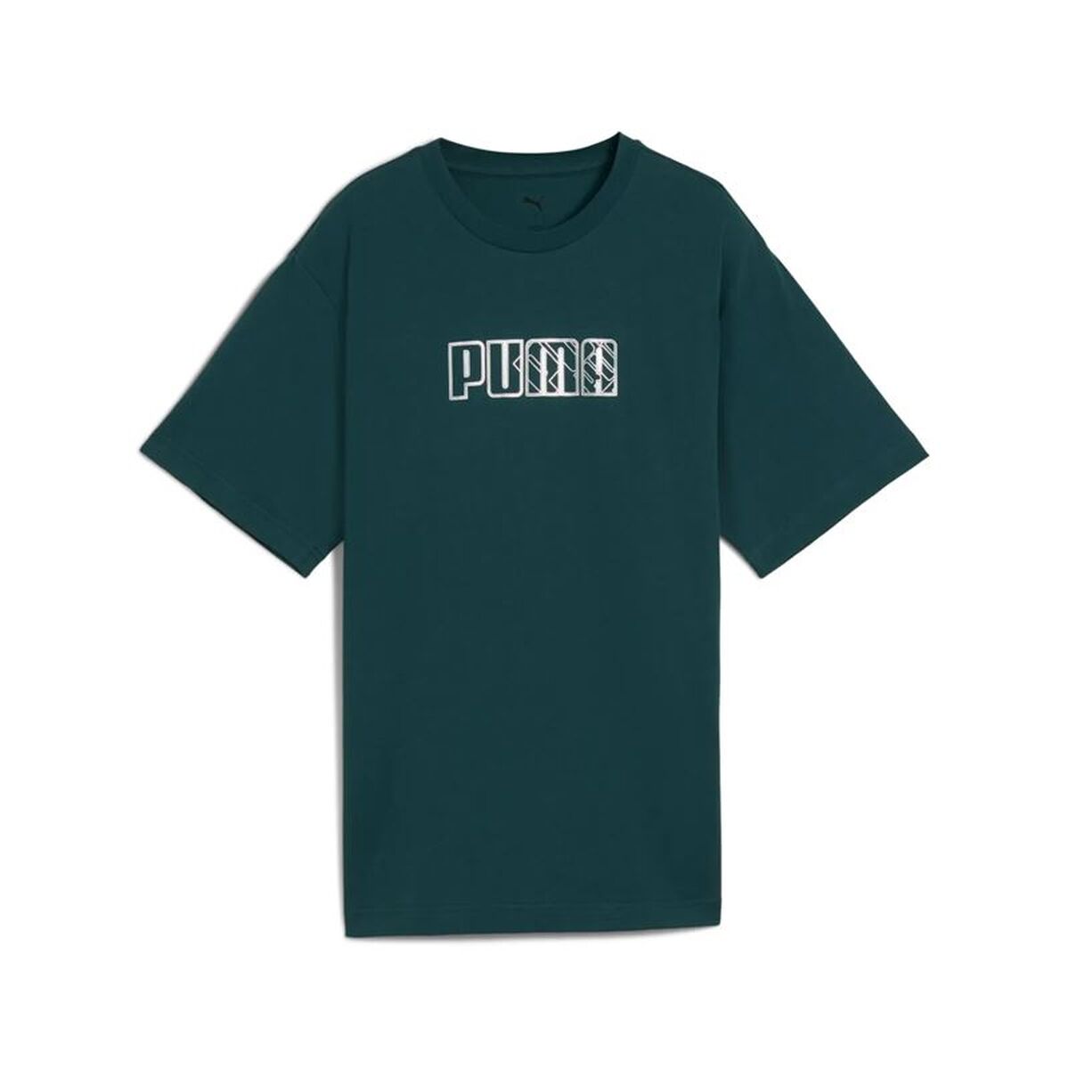 Women’s Short Sleeve T-Shirt Puma Maximal Metallic Relaxed Women’s Short Sleeve T-Shirt Puma Maximal Metallic Relaxed