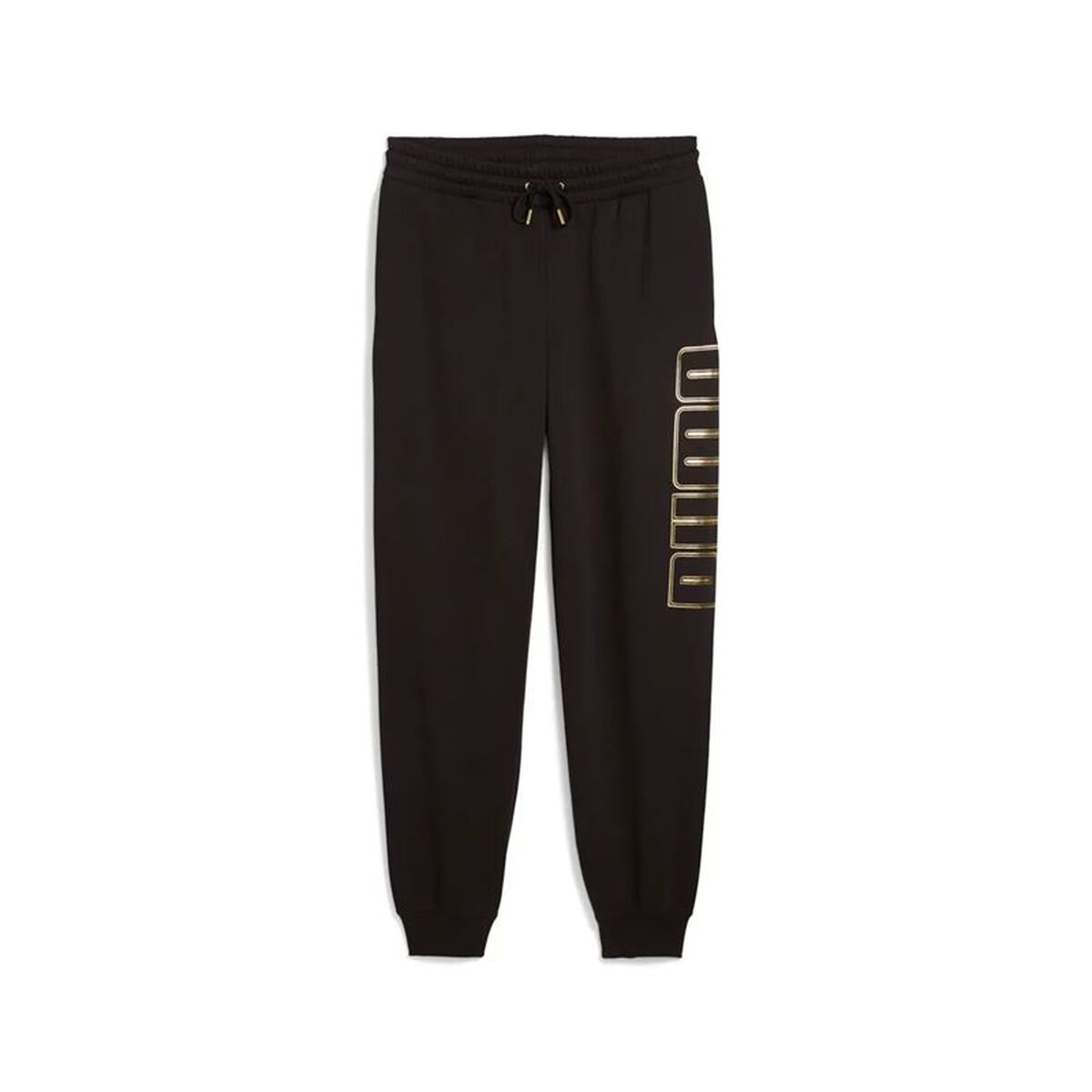 Long Sports Trousers Puma Maximal Metallic Swe Black Men