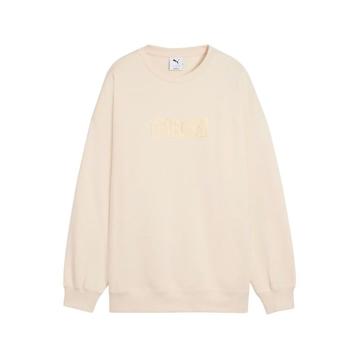 Women’s Sweatshirt without Hood Puma Maximal Metallic Beige Women’s Sweatshirt without Hood Puma Maximal Metallic Beige
