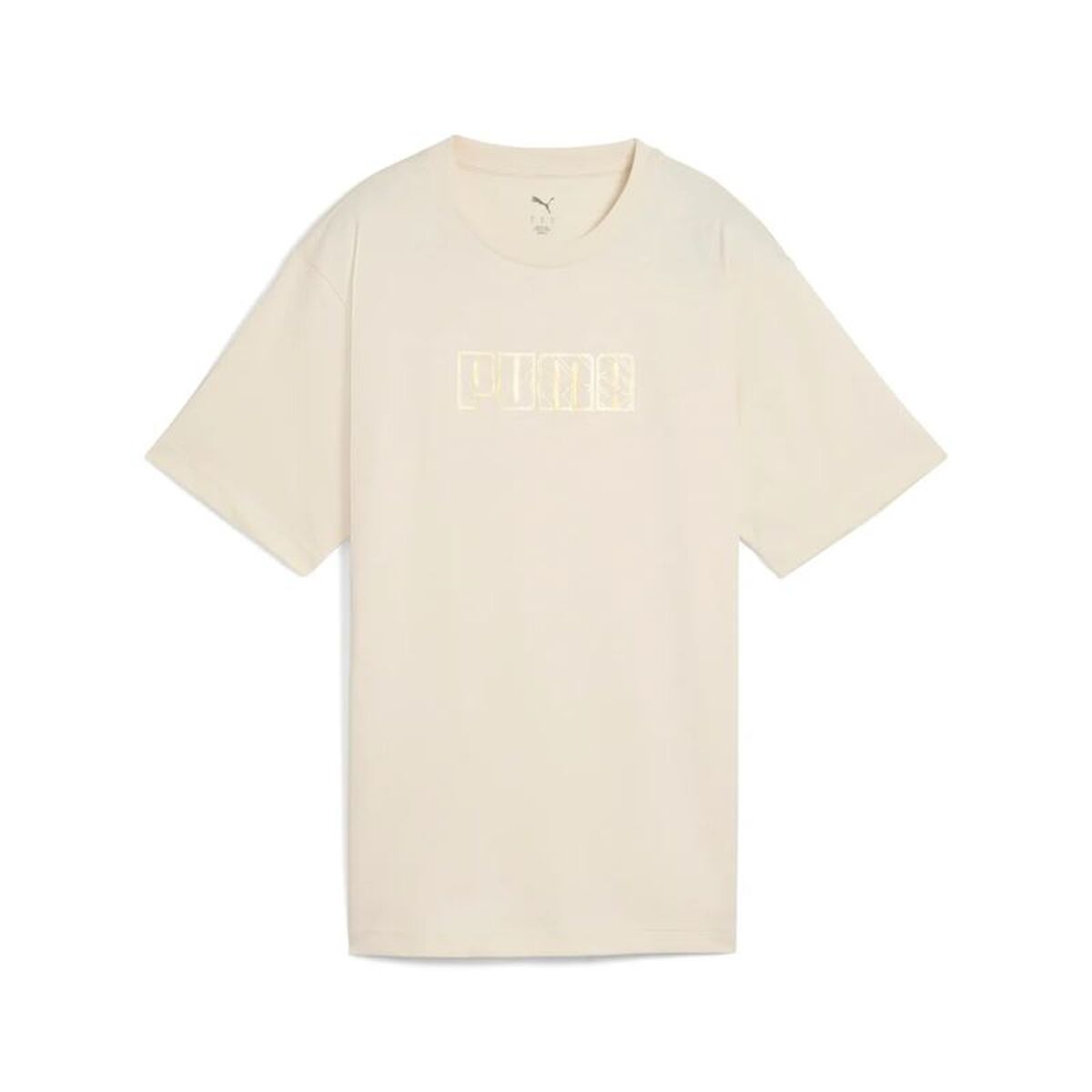Women’s Short Sleeve T-Shirt Puma Maximal Metallic Relaxed Women’s Short Sleeve T-Shirt Puma Maximal Metallic Relaxed