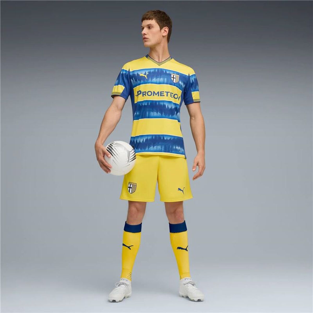 Men’s Short-sleeved Football Shirt Puma Parma Calcio Away