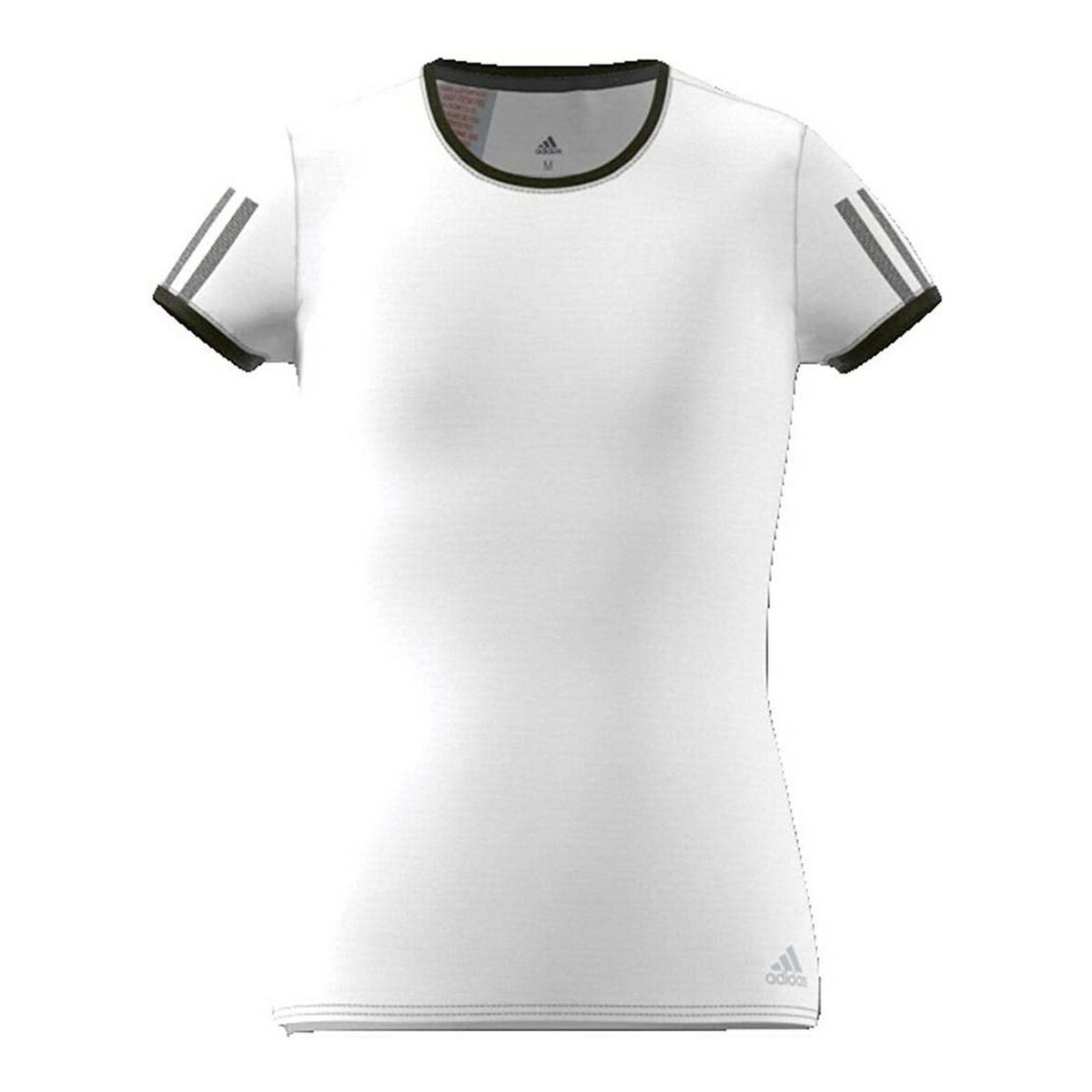 Child’s Short Sleeve T-Shirt Adidas CLUB TEE DU2464 White Polyester
