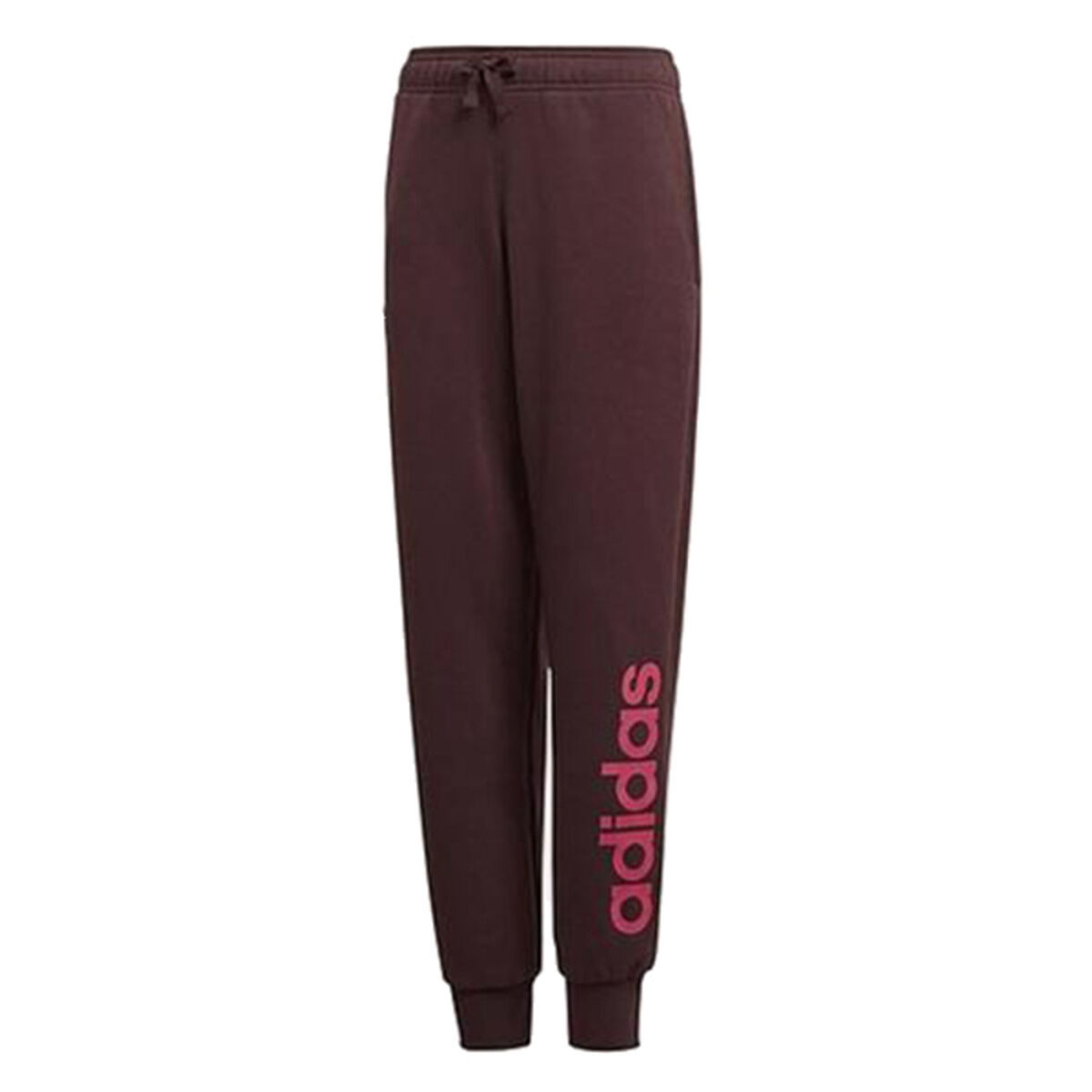Children’s Tracksuit Bottoms Adidas YG Linear Red (Size 14-16 Years EU – 170 UK)