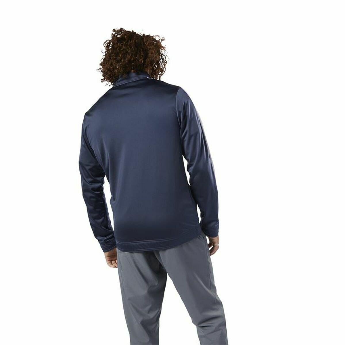 Men’s Sports Jacket Reebok Essentials Linear Logo Dark blue