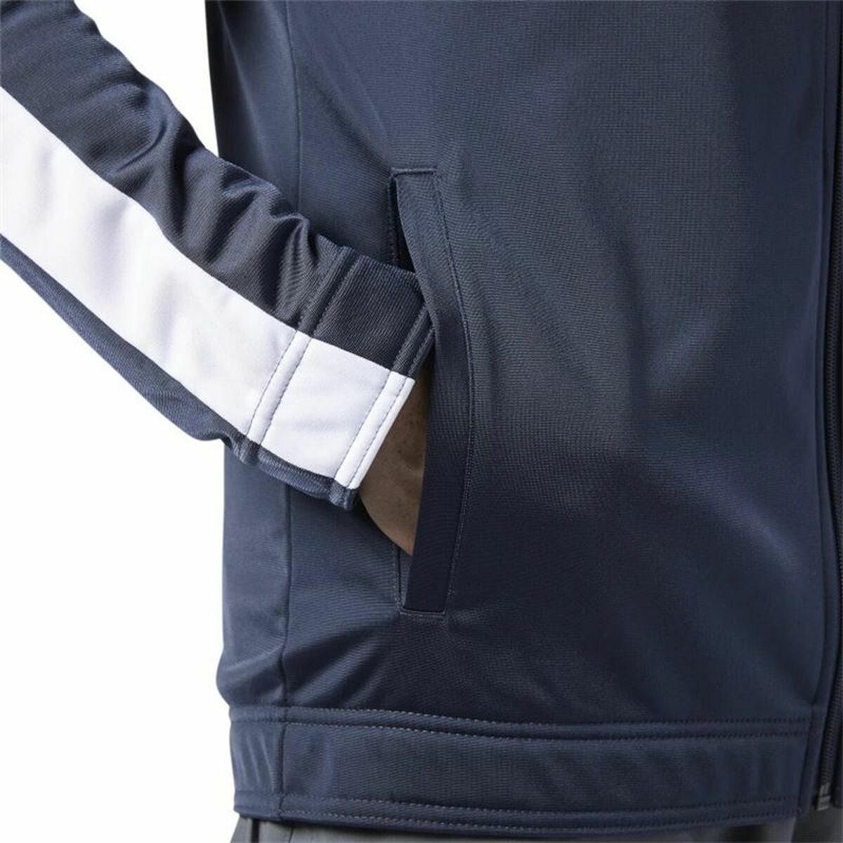 Men’s Sports Jacket Reebok Essentials Linear Logo Dark blue