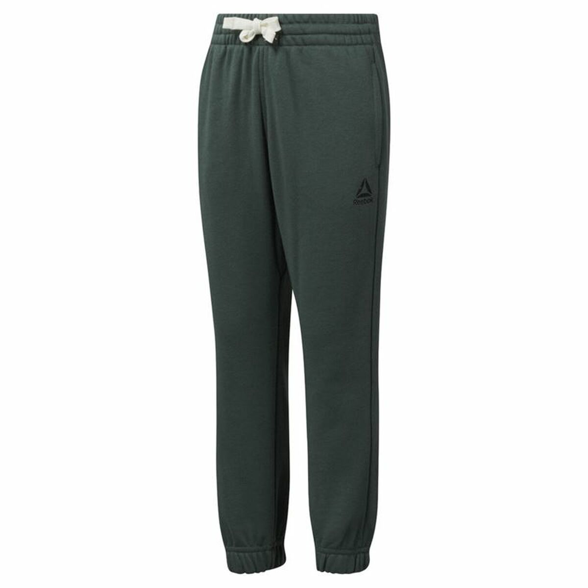 Children’s Tracksuit Bottoms Reebok Essentials French Terry Olive