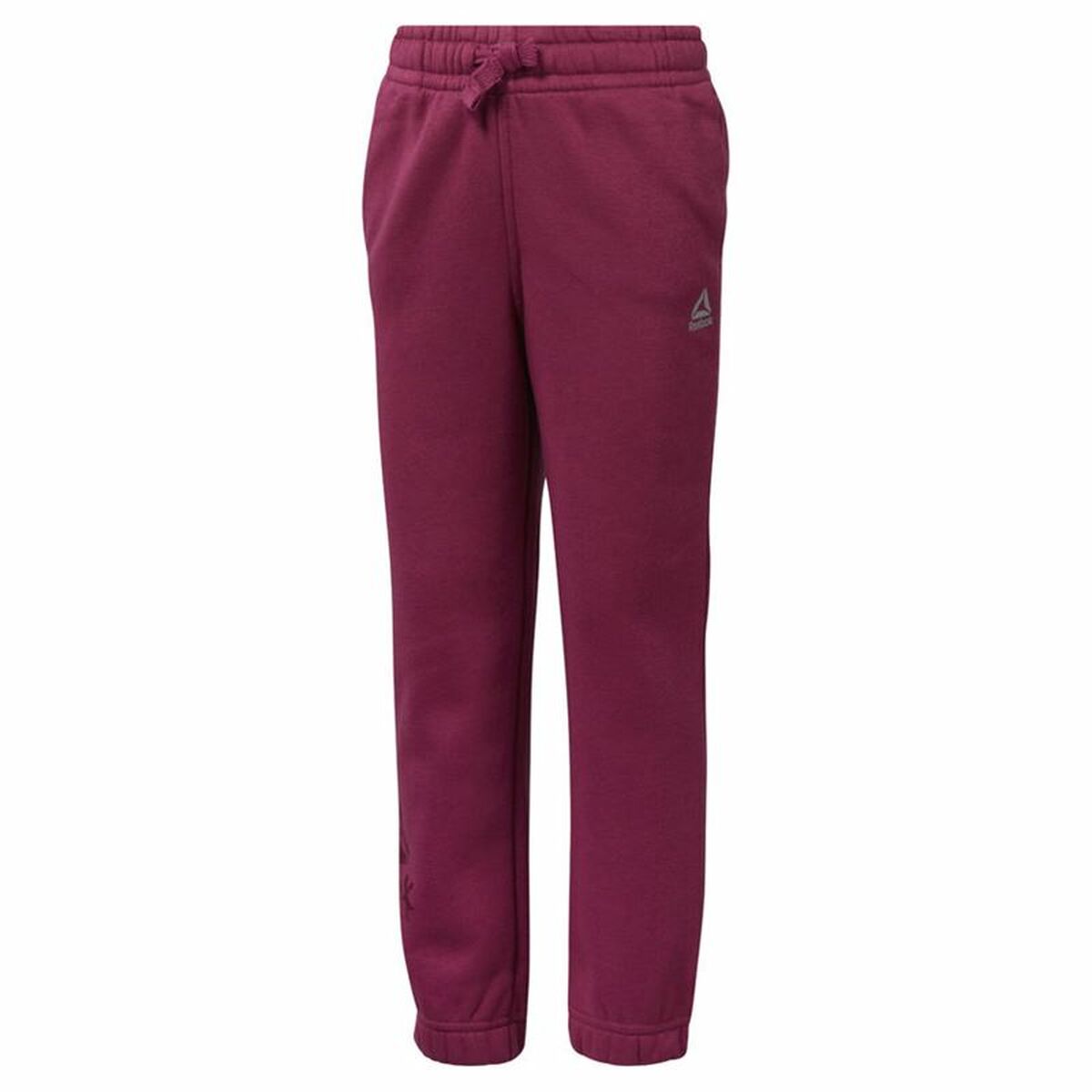 Children’s Tracksuit Bottoms Reebok Essentials Dark Red