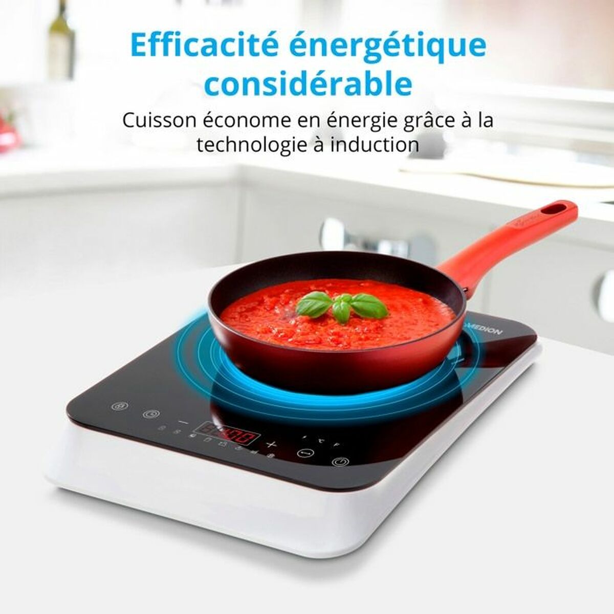 Induction Hot Plate Medion MD18490 2000 W