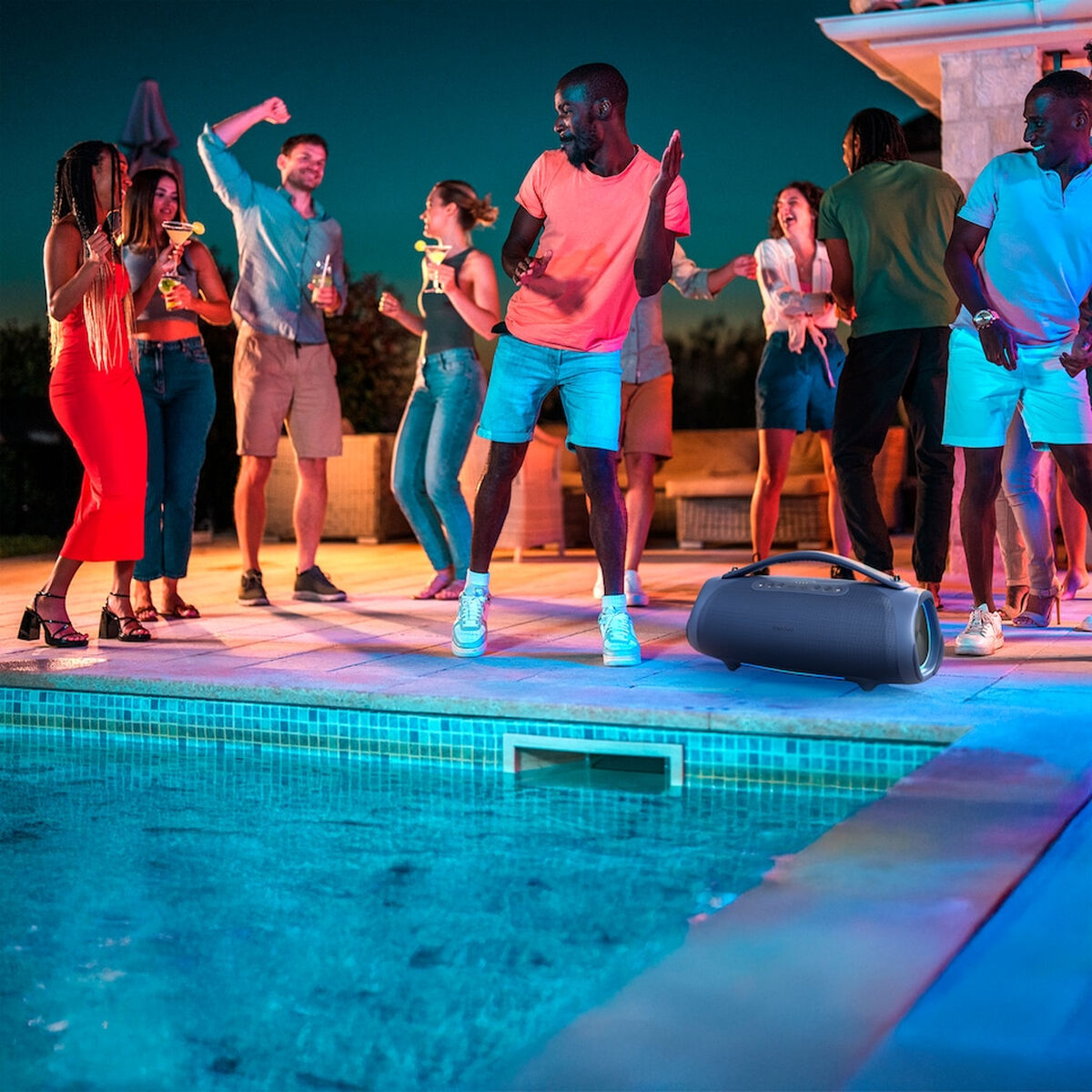 Portable Bluetooth Speakers Medion 50077082 Blue 100 W 4 W