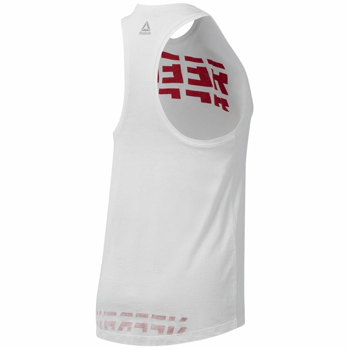 Women’s Sleeveless T-shirt Reebok Wor Meet You There White