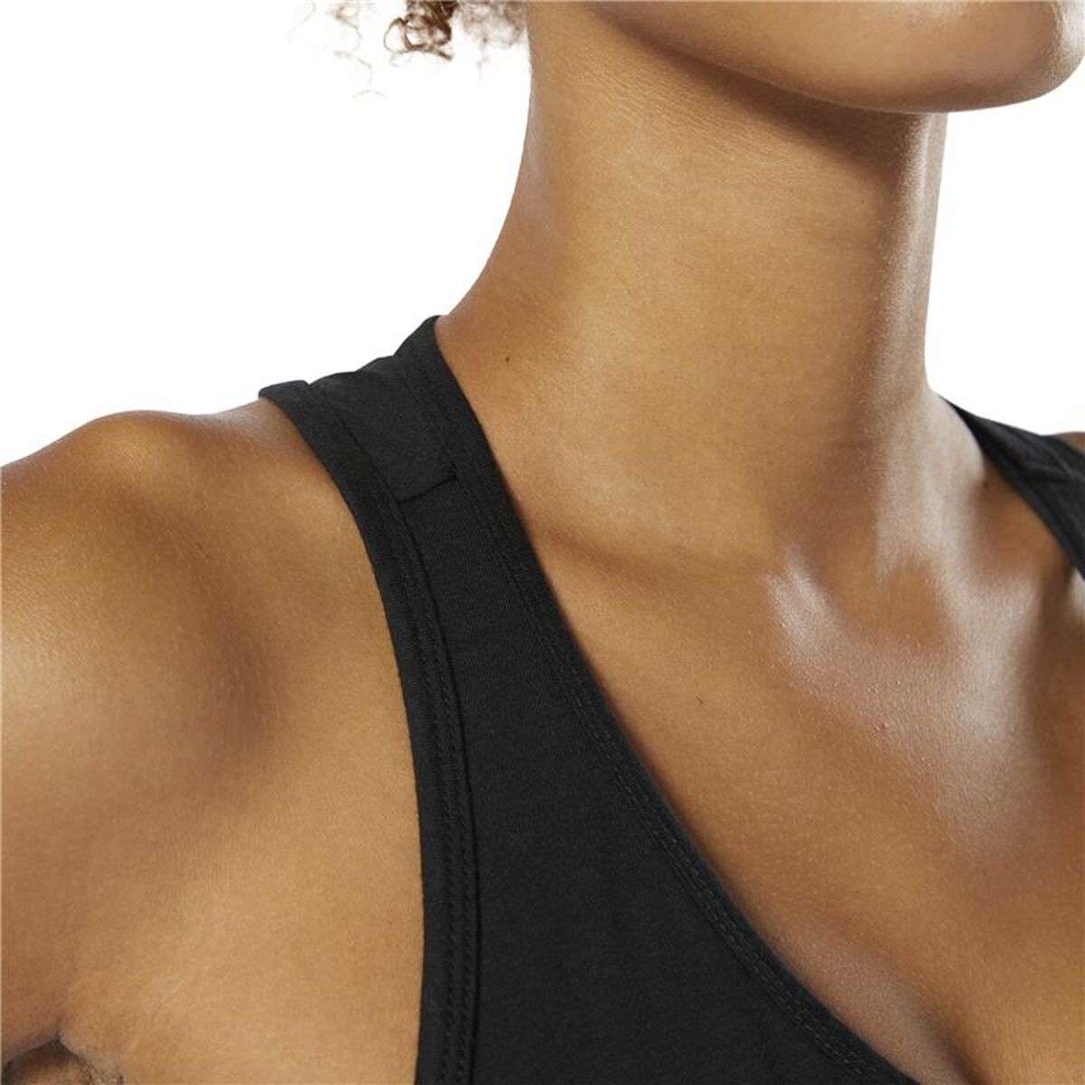 Women’s Sleeveless T-shirt Reebok 1895 Race Black