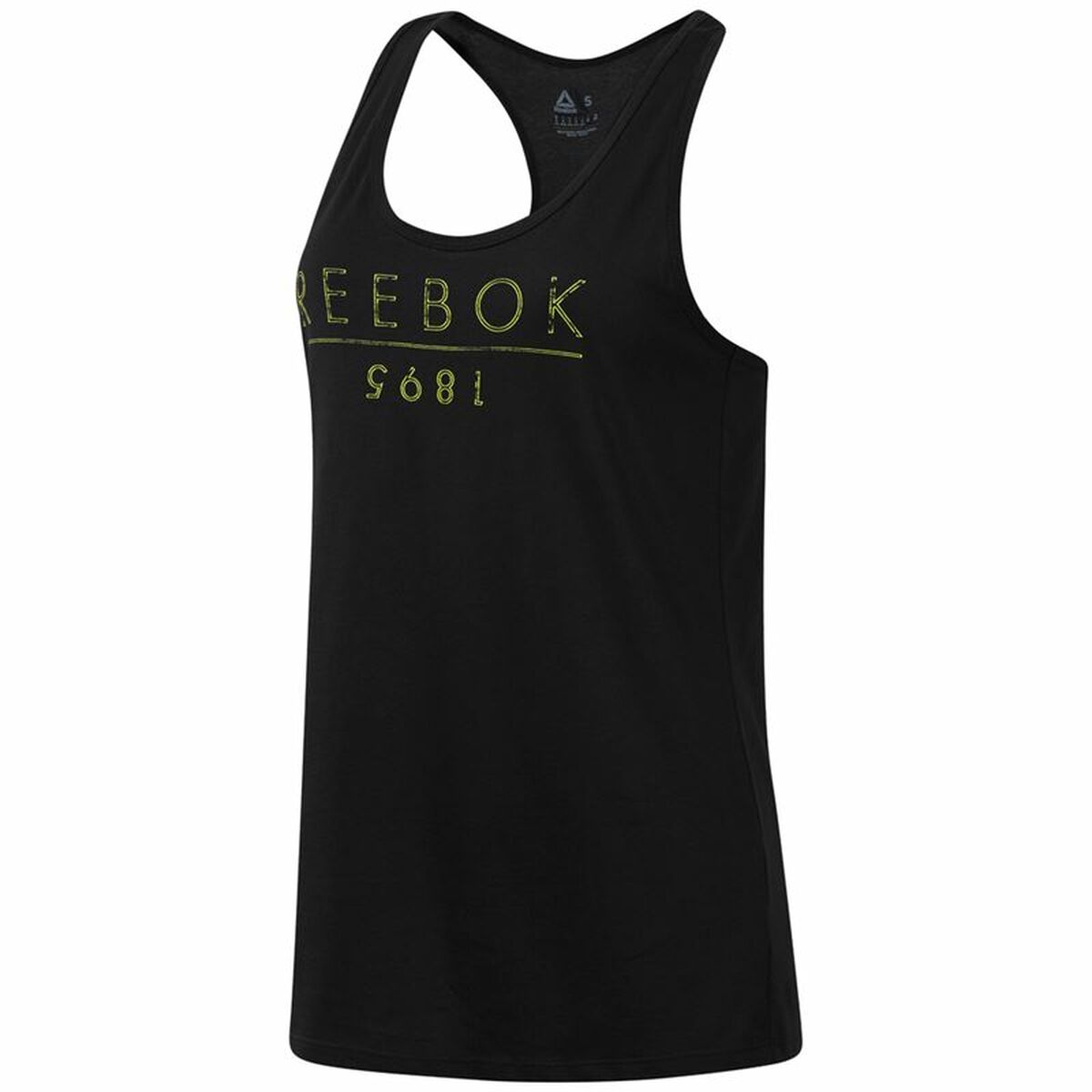 Women’s Sleeveless T-shirt Reebok 1895 Race Black