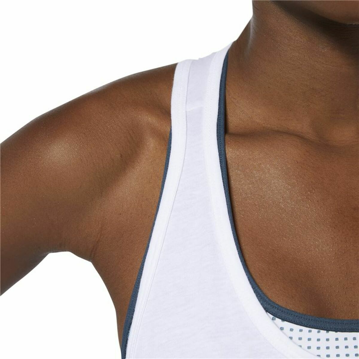 Women’s Sleeveless T-shirt Reebok 1895 Race White