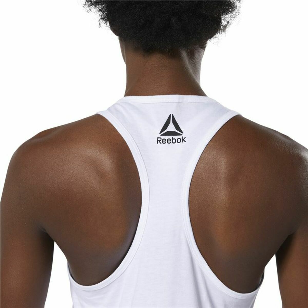 Women’s Sleeveless T-shirt Reebok 1895 Race White