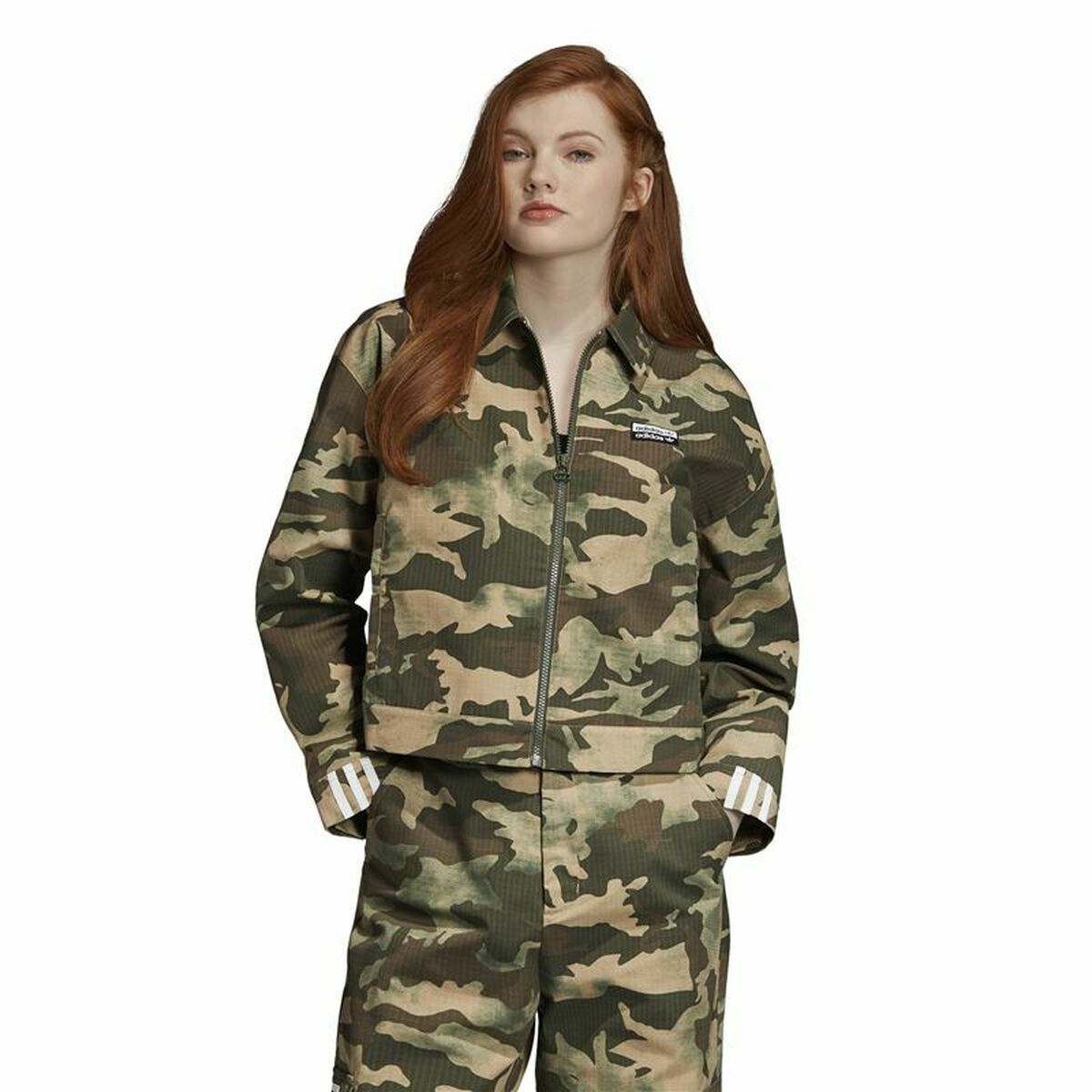 Women’s Sports Jacket Adidas Track Dark green