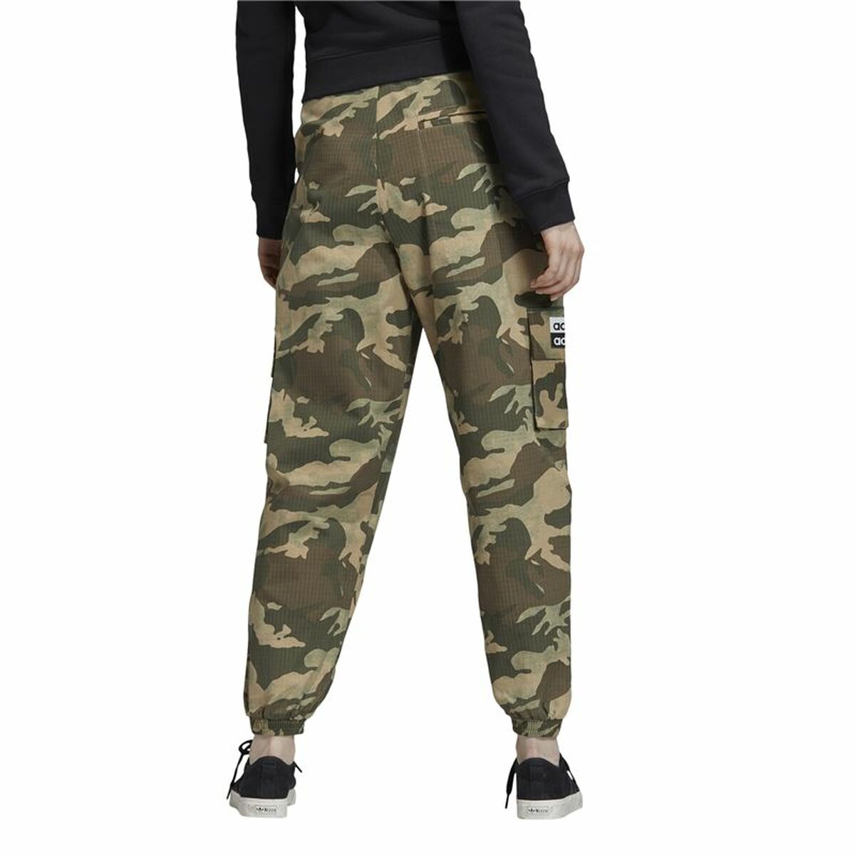 Adult’s Tracksuit Bottoms Adidas Originals Camo Lady Dark green