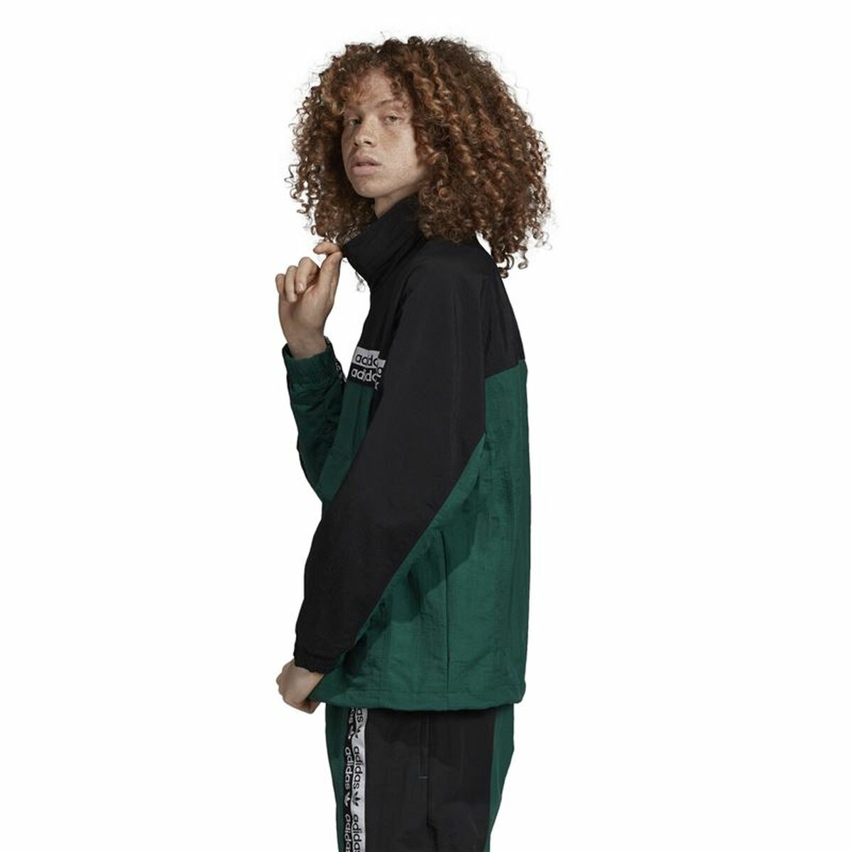 Men’s Sports Jacket Adidas Originals R.Y.V. BLKD 2.0 Track Dark green