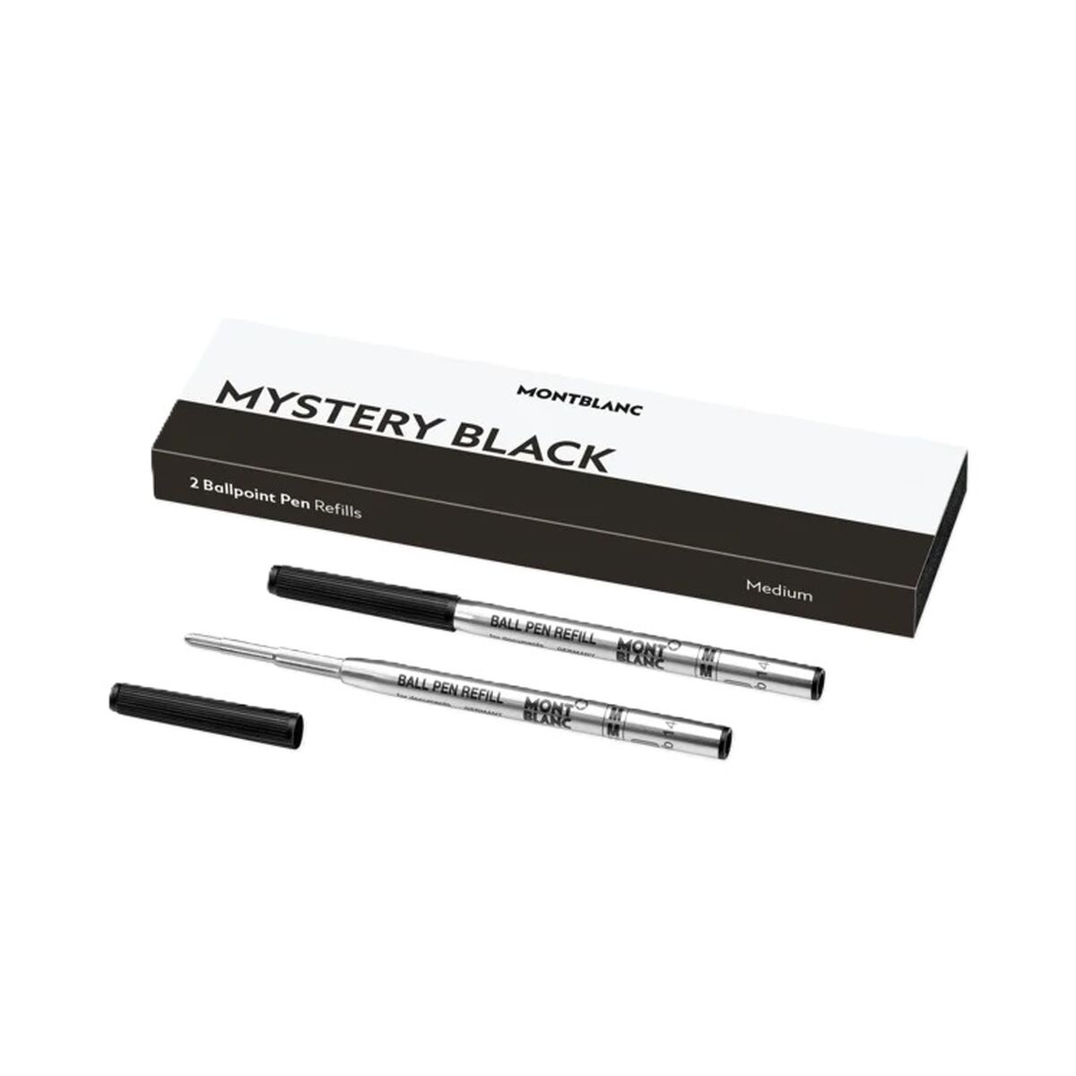 Refill for ballpoint pen Montblanc MISTERY BLACK Black (2 Units) Refill for ballpoint pen Montblanc MISTERY BLACK Black (2 Units)